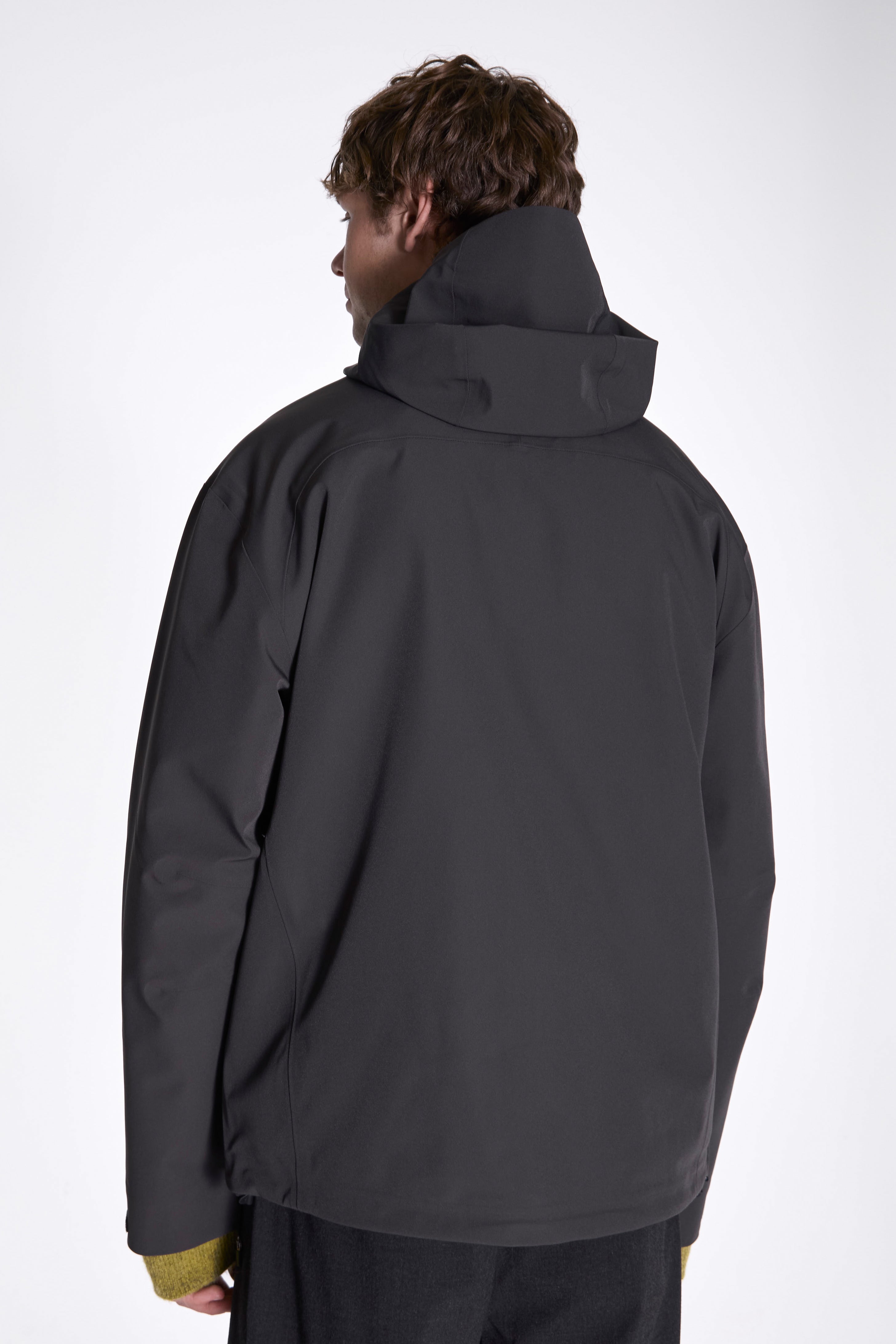 Arc 3L Shell Jacket Charcoal Black