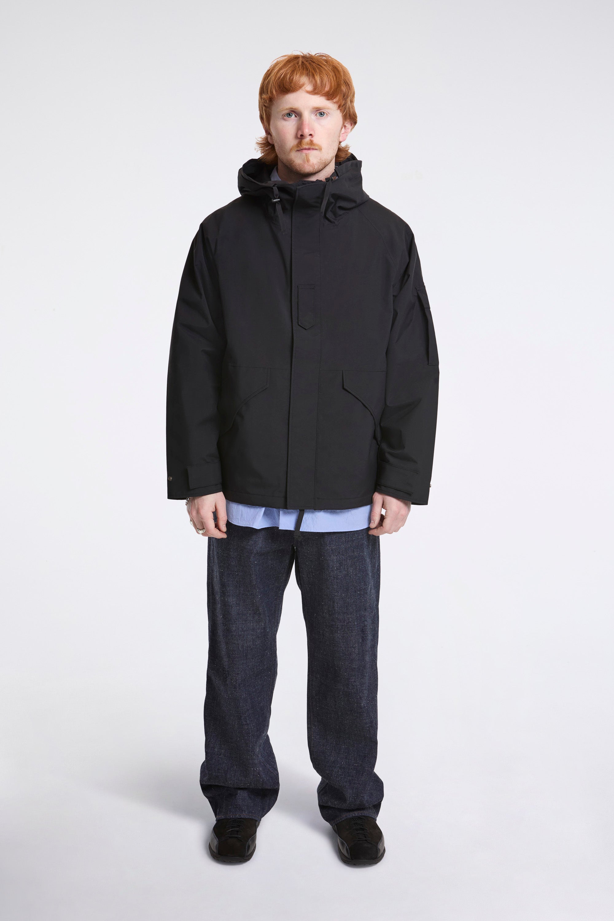 Nanamica 2L Nylon Gore-Tex Cruiser Jacket Black | HAVN