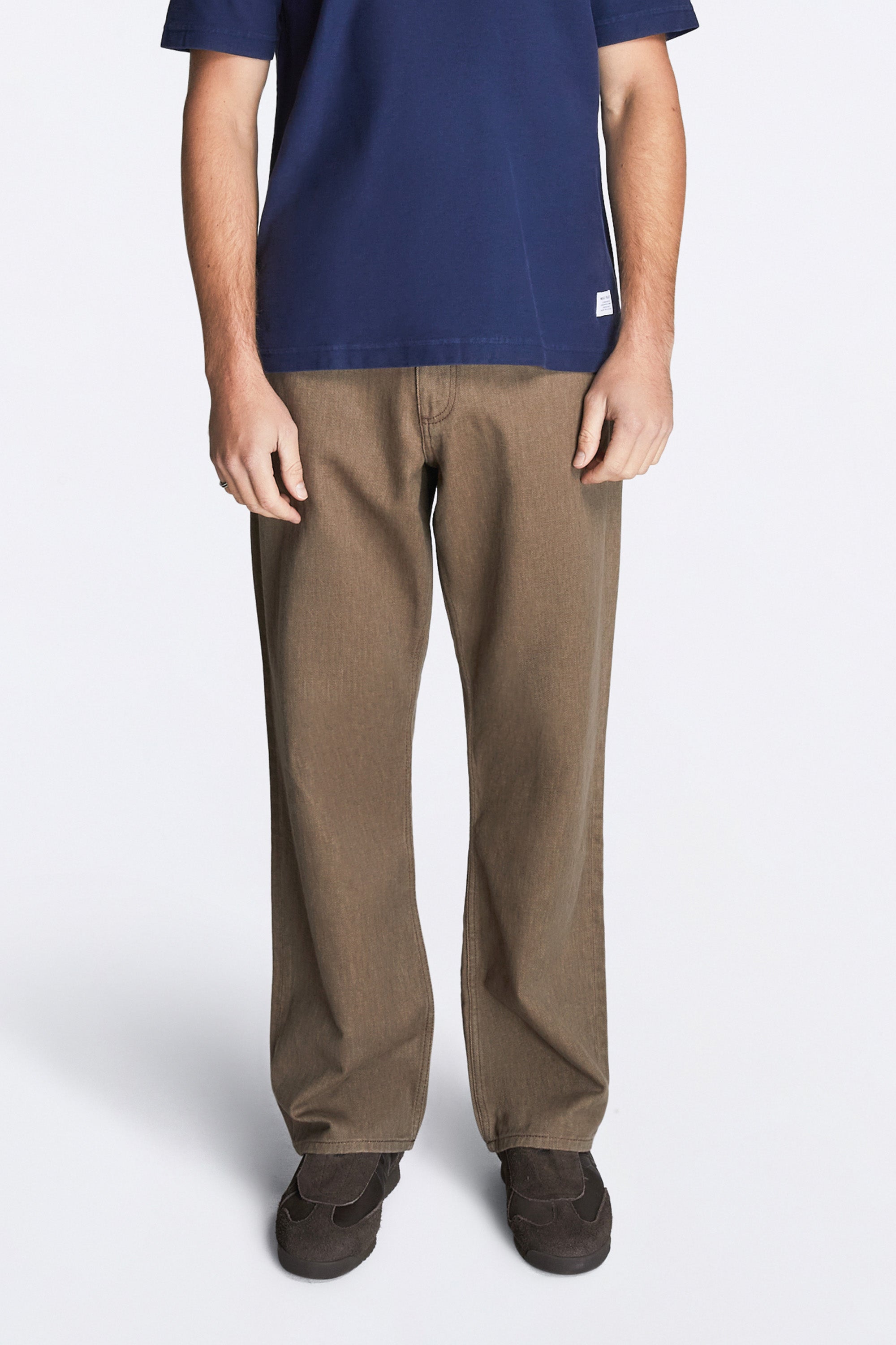 Korshavn Relaxed 5 Pocket Resist Dyed Twill Walnut