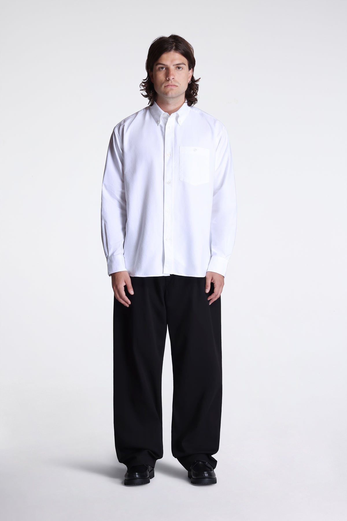 Falster Oversize Oxford Bd Shirt White