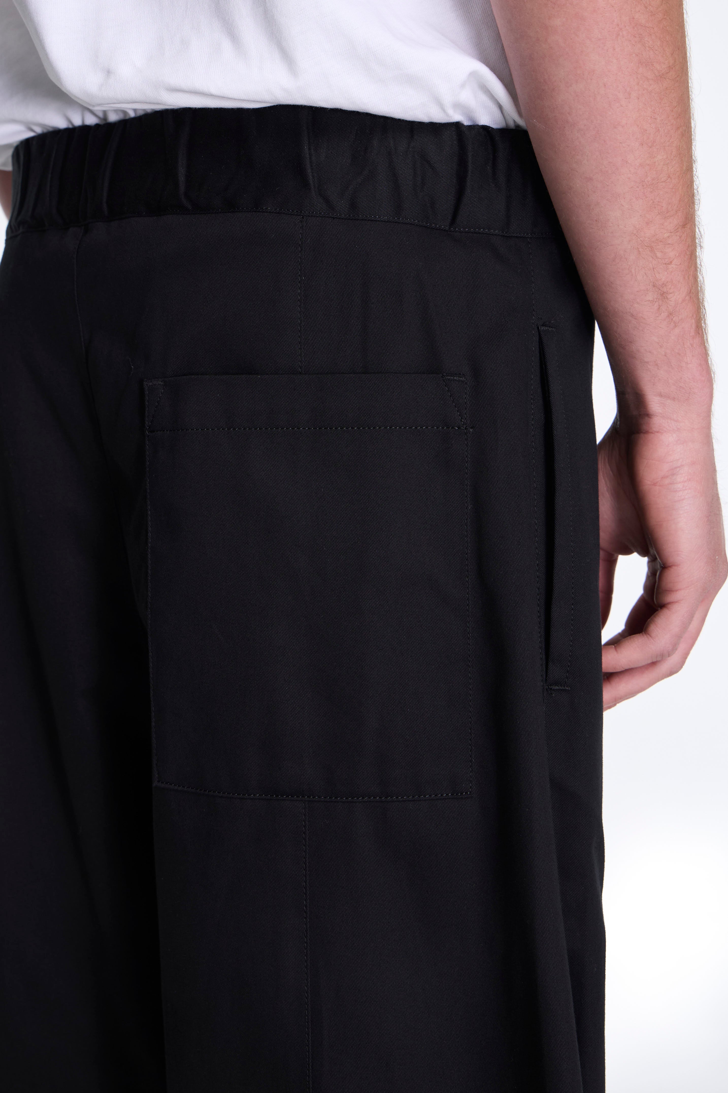 Box Pleat Trouser Black