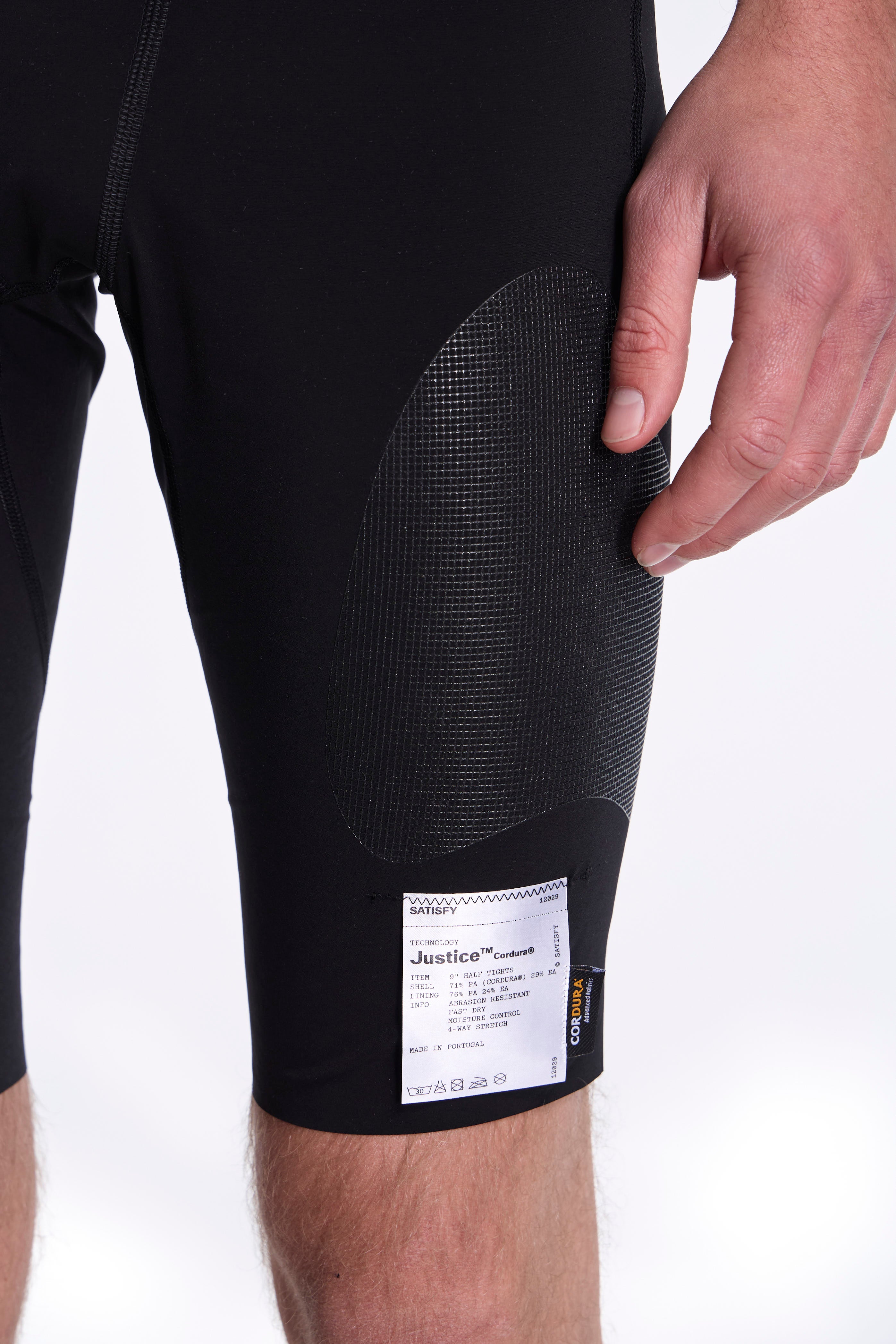 Justice Cordura 9 Half Tights Black