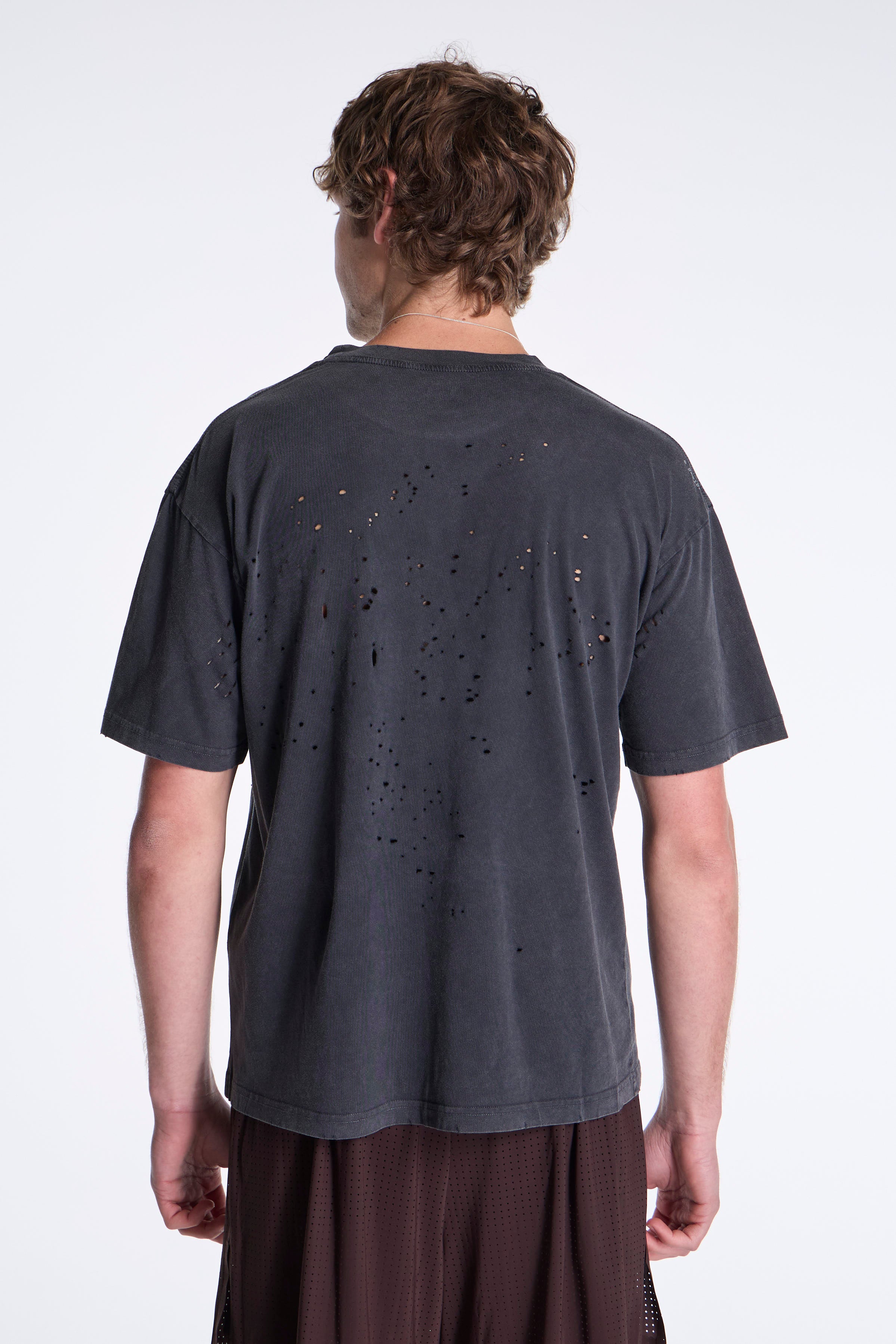 MothTech Logo T-Shirt Aged Black