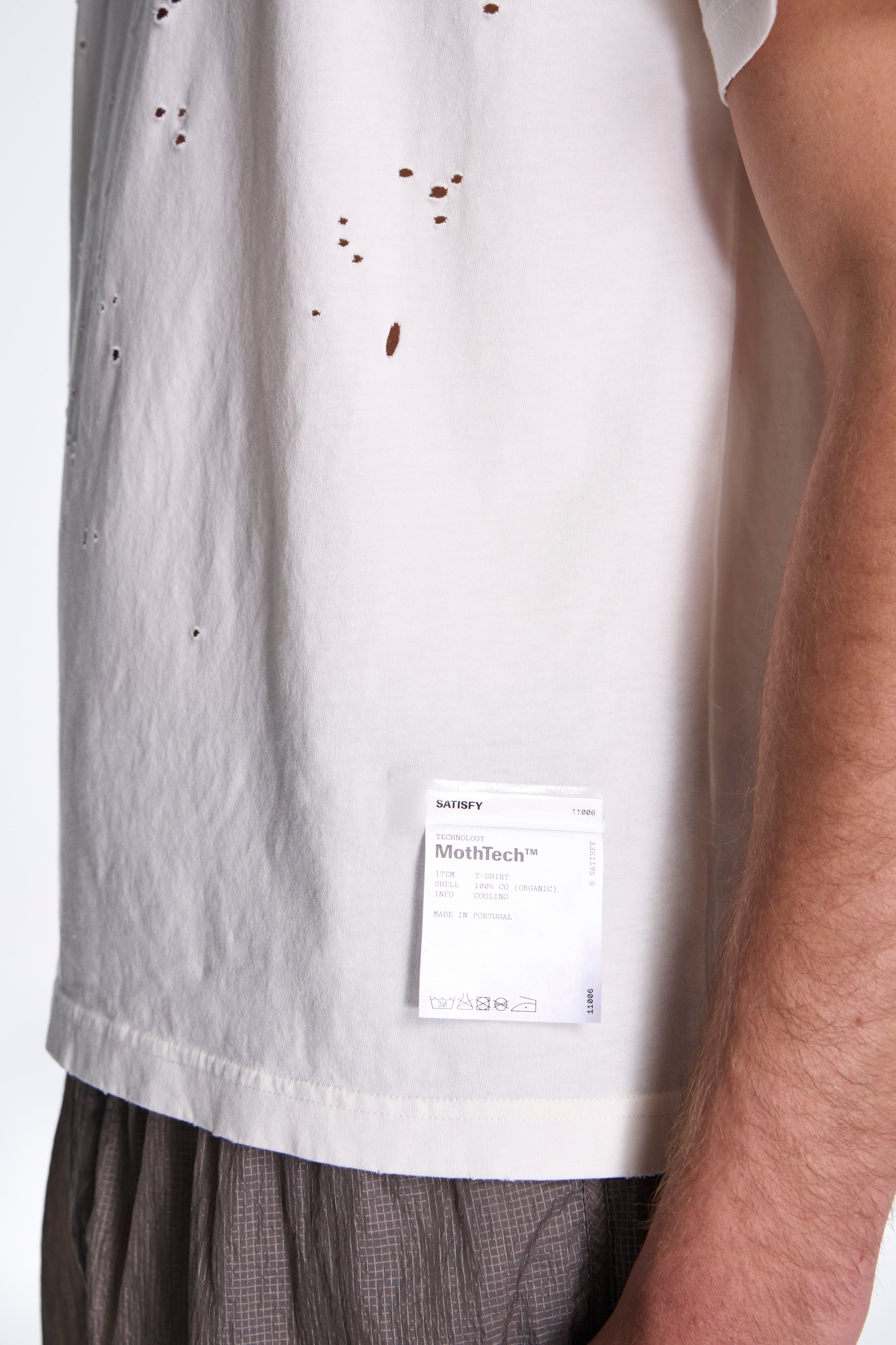 MothTech Logo T-Shirt Off White