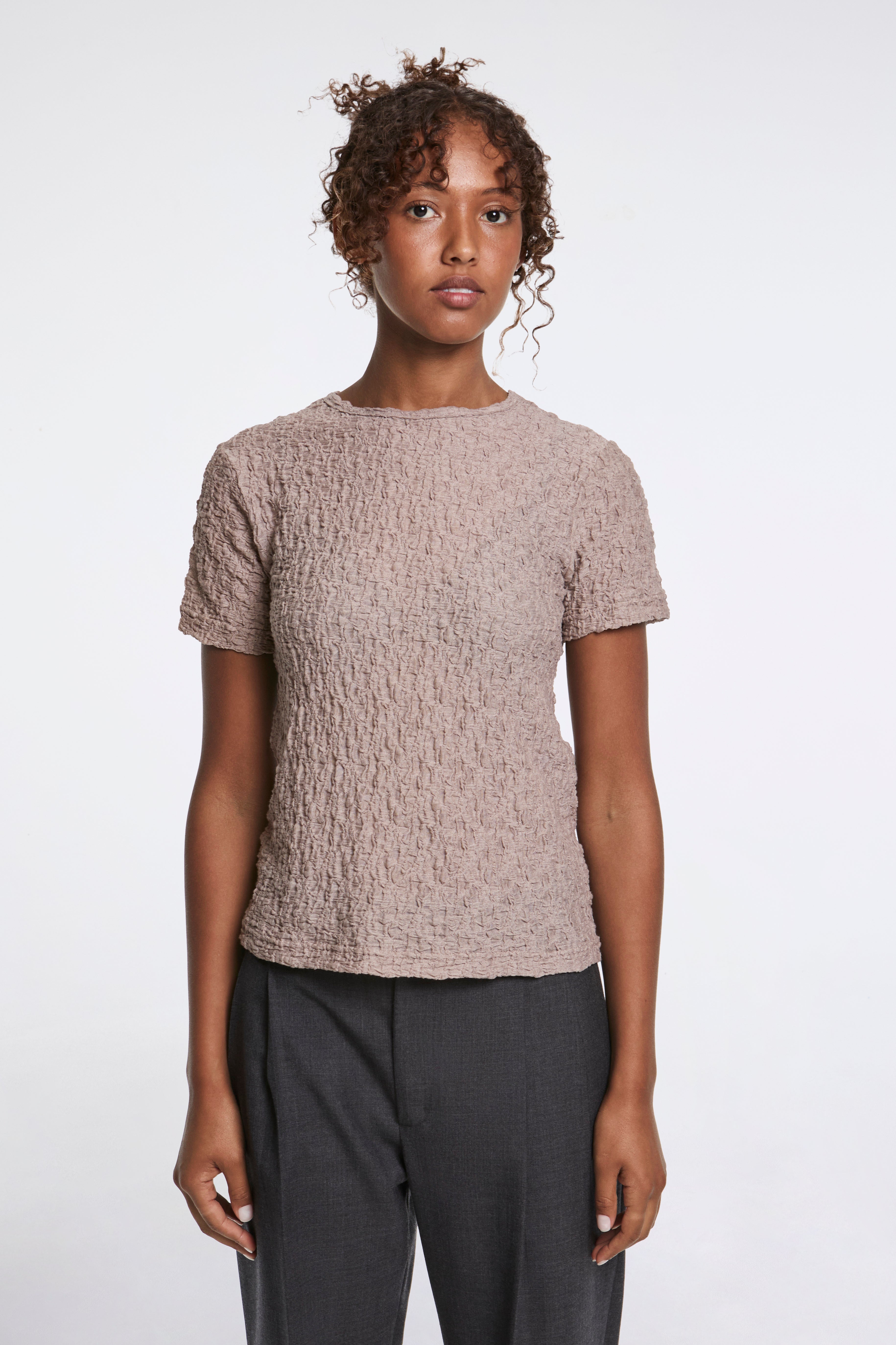 Slim Tee Taupe