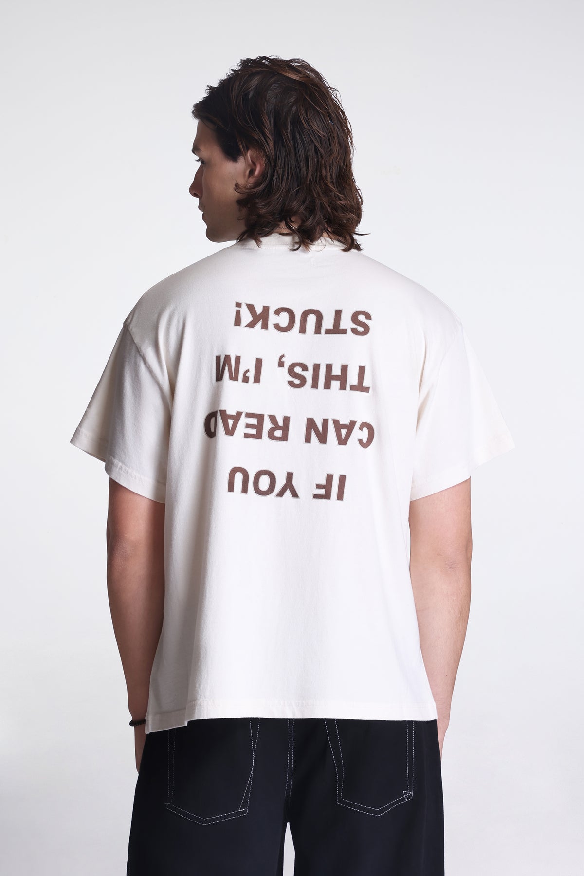 Grateful Tee SS Ecru I'm Stuck