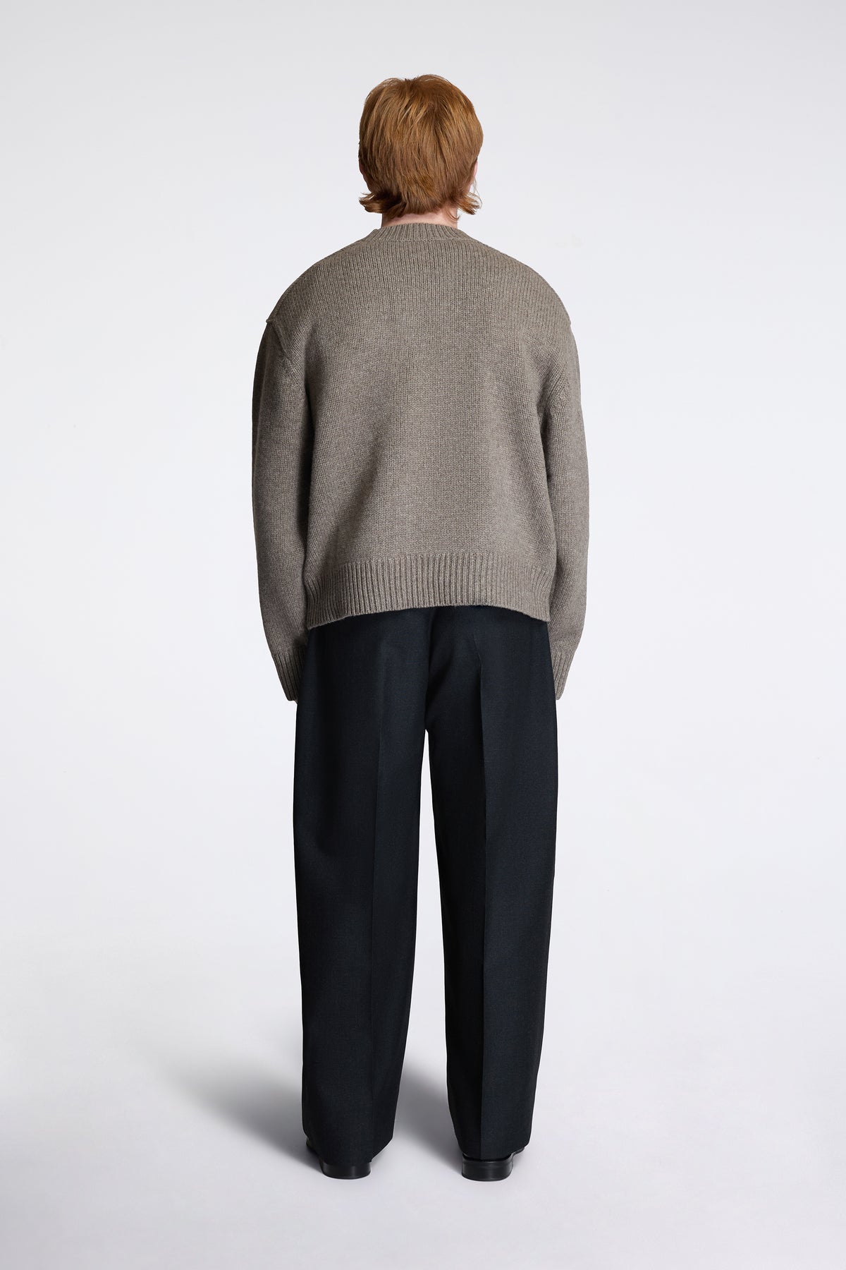 Berez Crew Neck Jumper Natural Marl