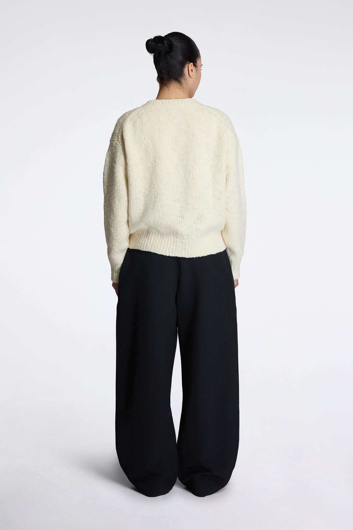 Maele Oversized Sweater Cream