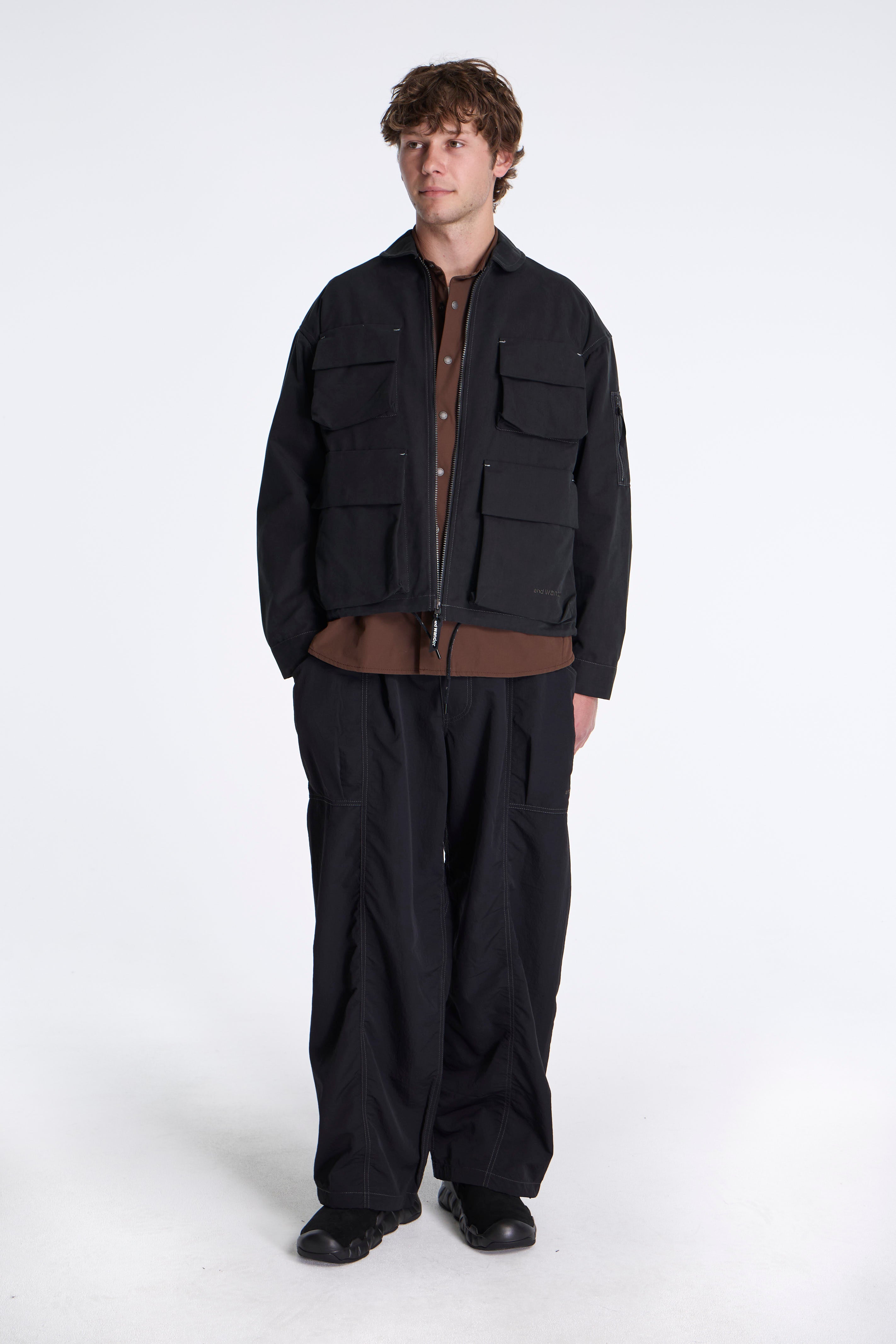 C/PE Twill Field Jacket Black