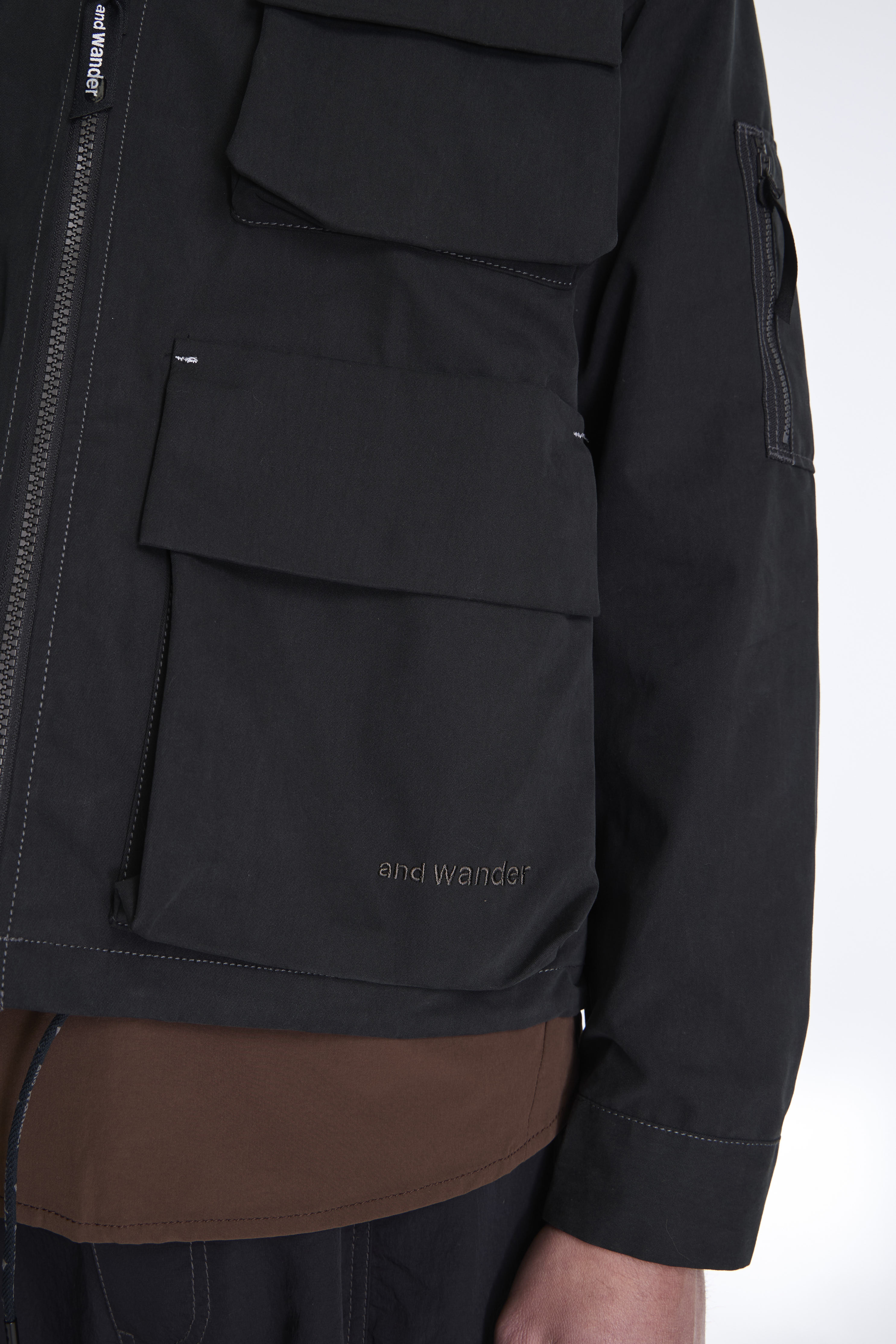 C/PE Twill Field Jacket Black