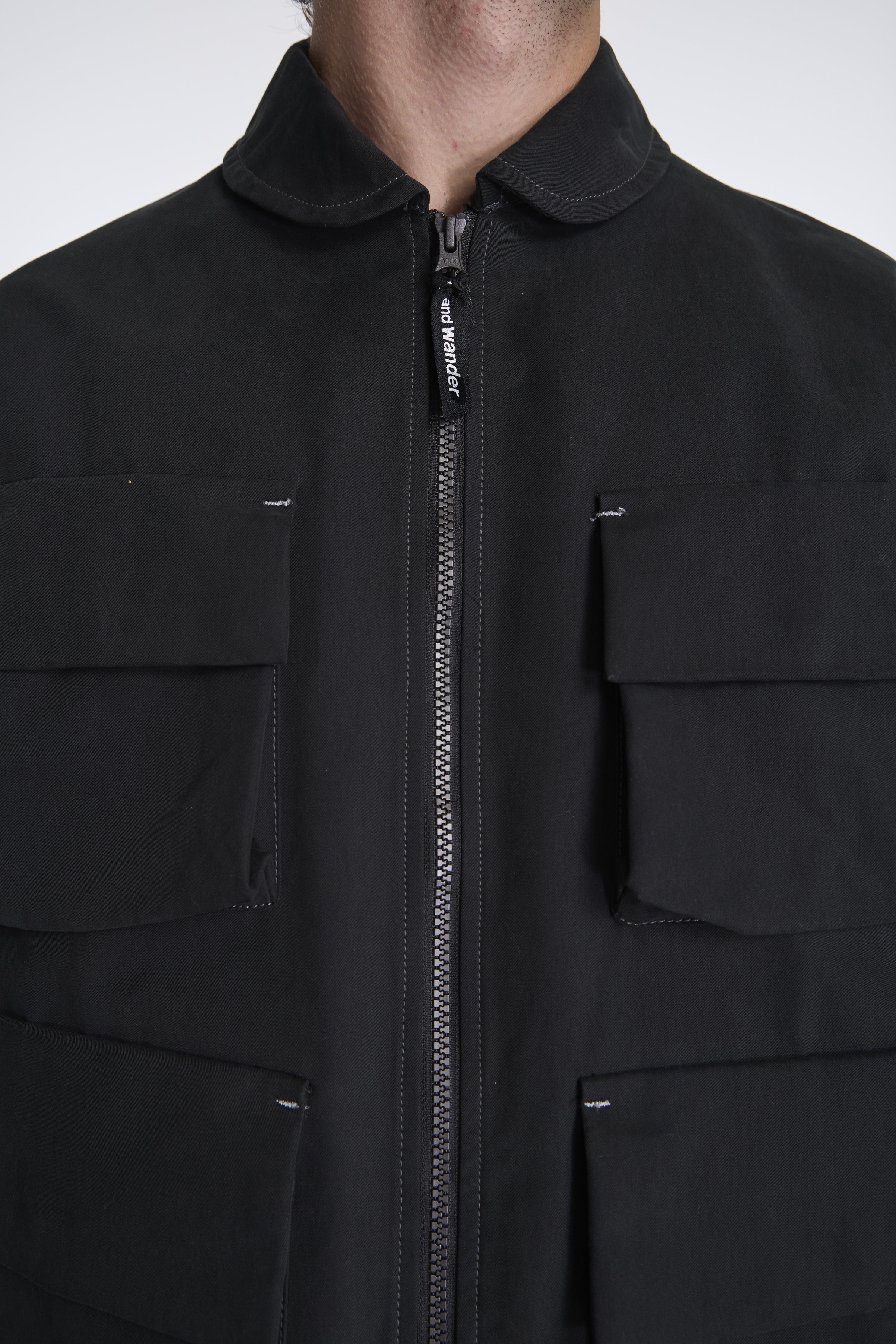 C/PE Twill Field Jacket Black