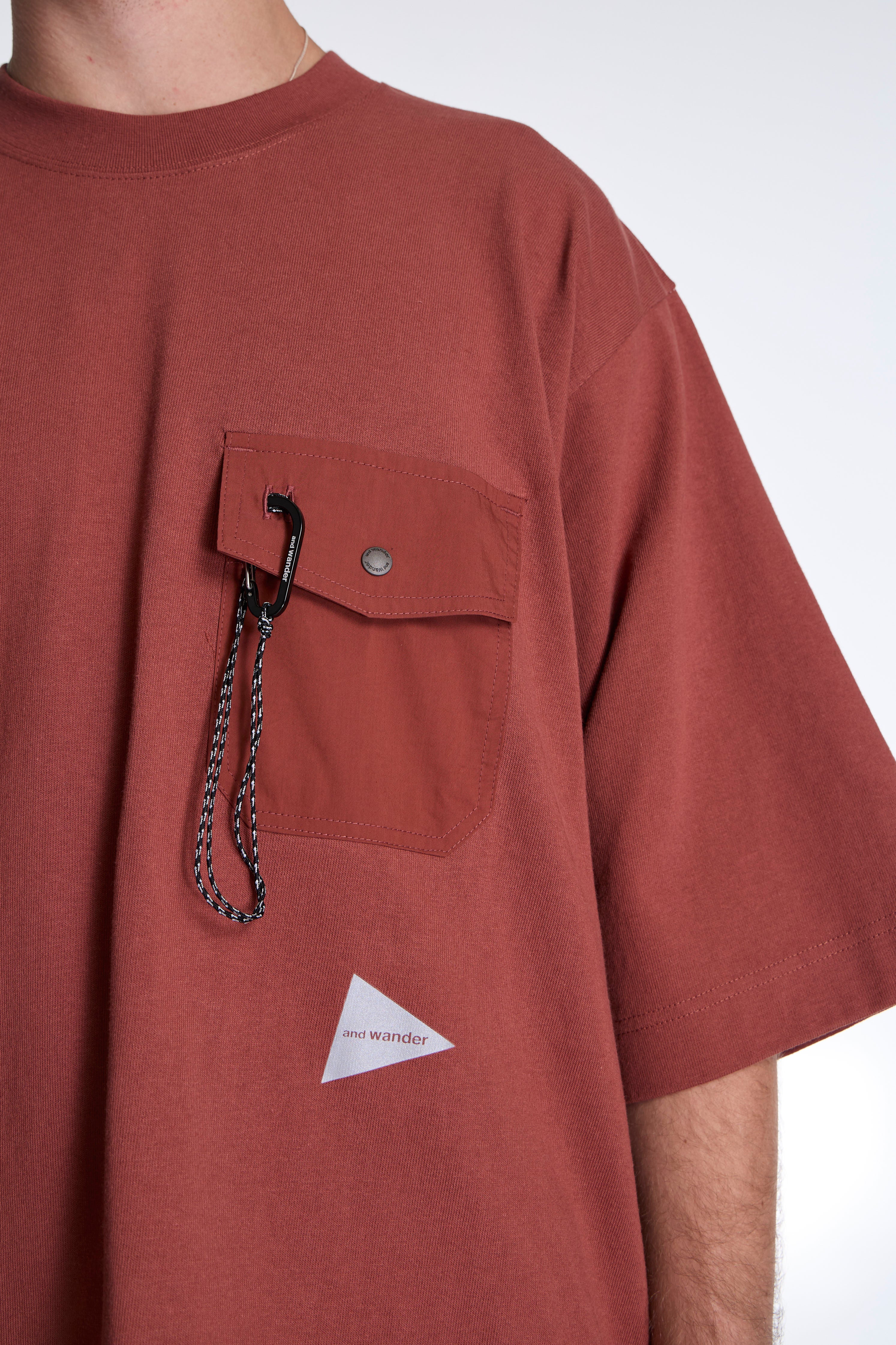 Heavy Cotton Pocket HS Tee Red