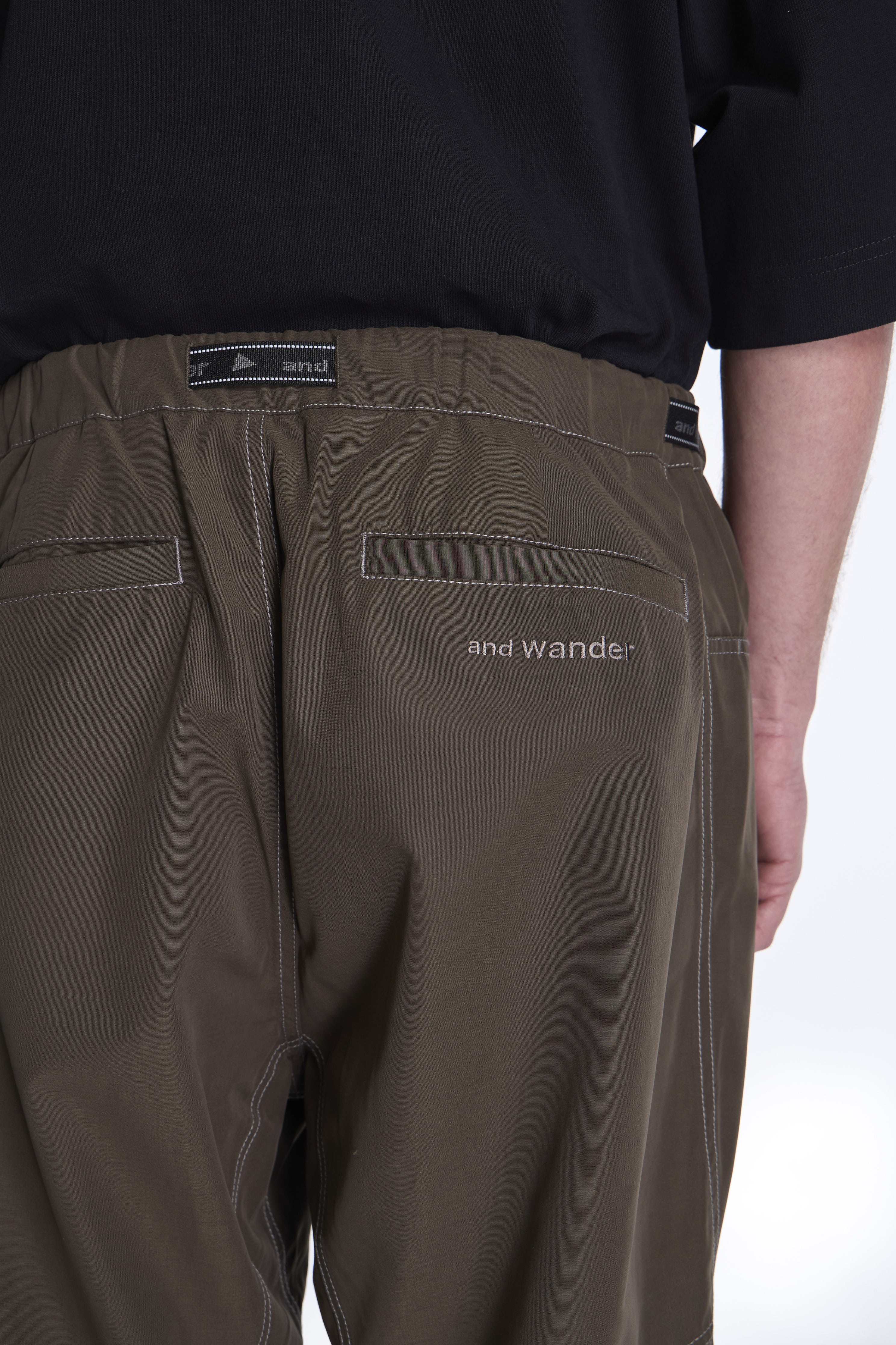 High Count Cloth Wide Pants L.Khaki