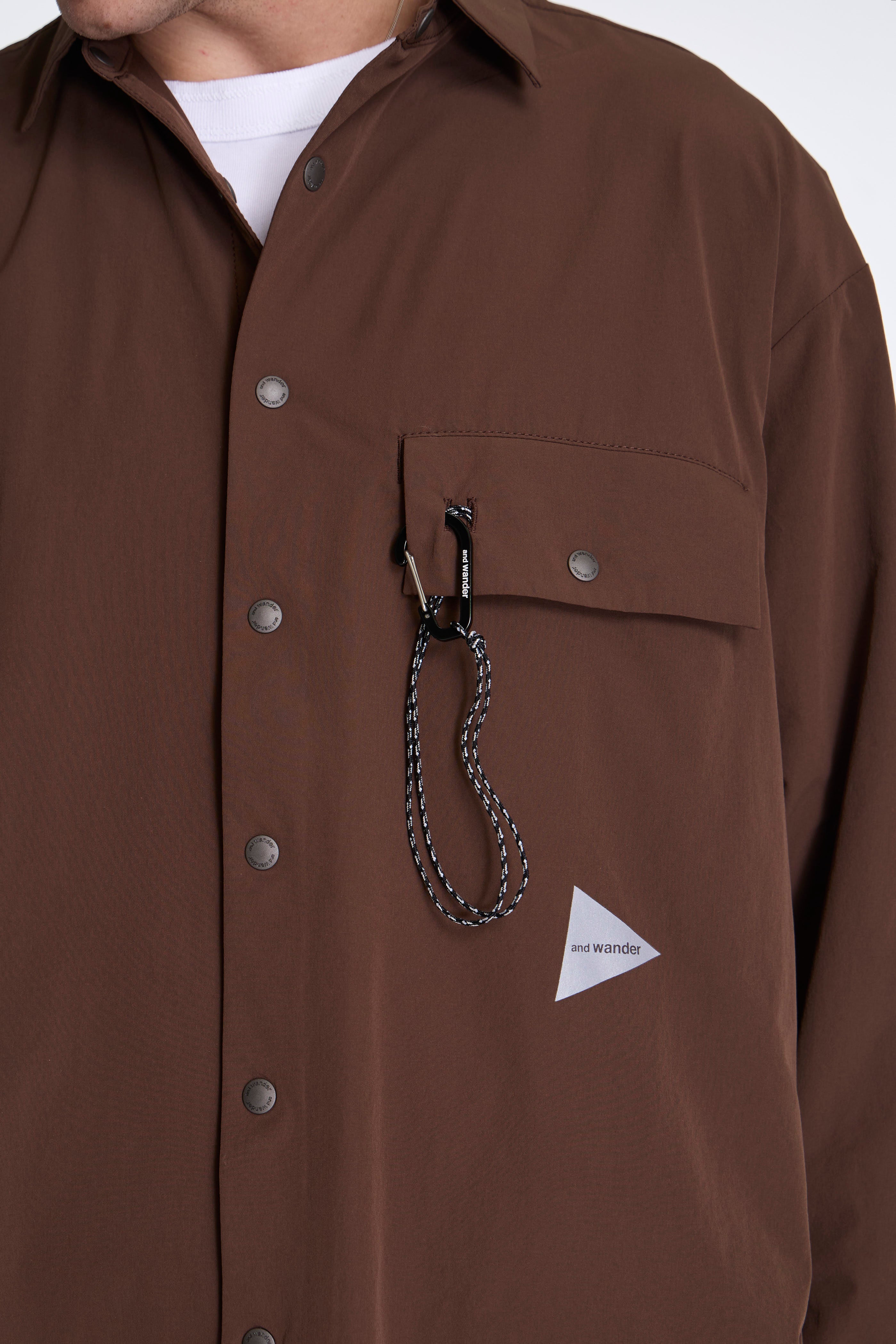 Light Weight Cloth Shirt Brown