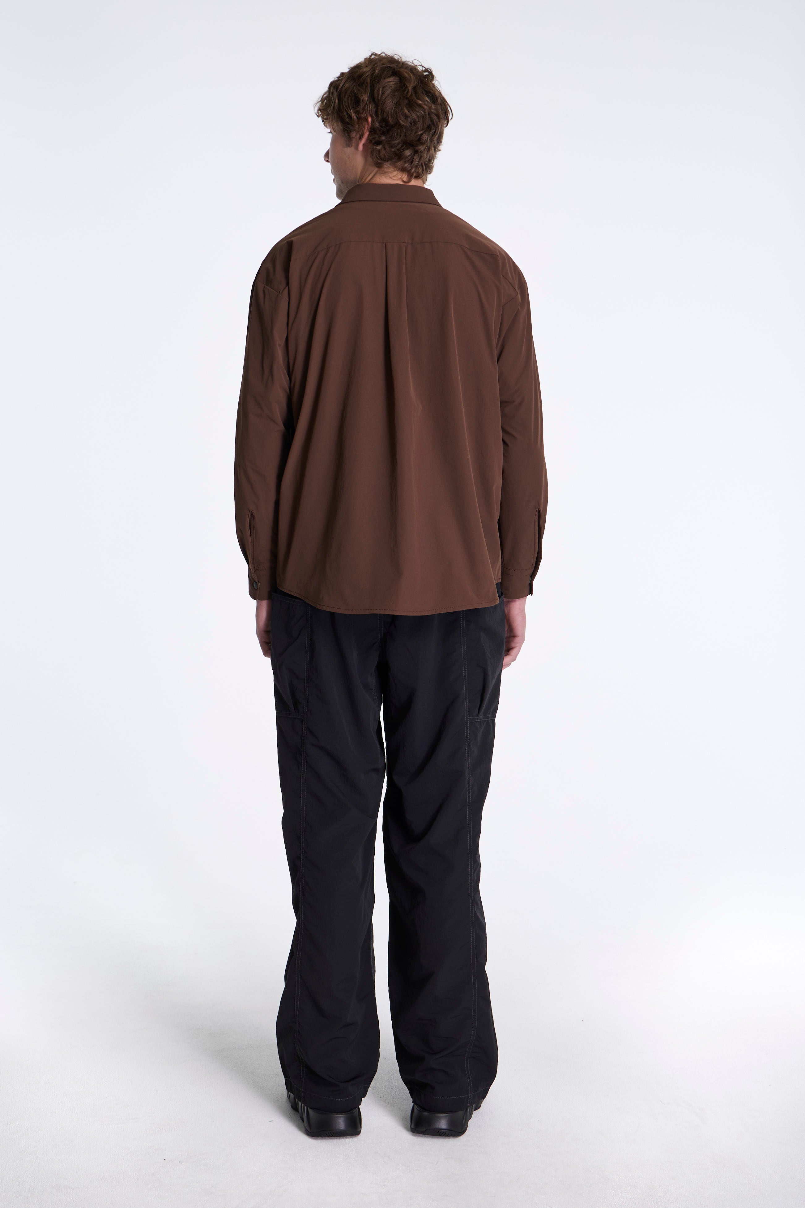 Light Weight Cloth Shirt Brown