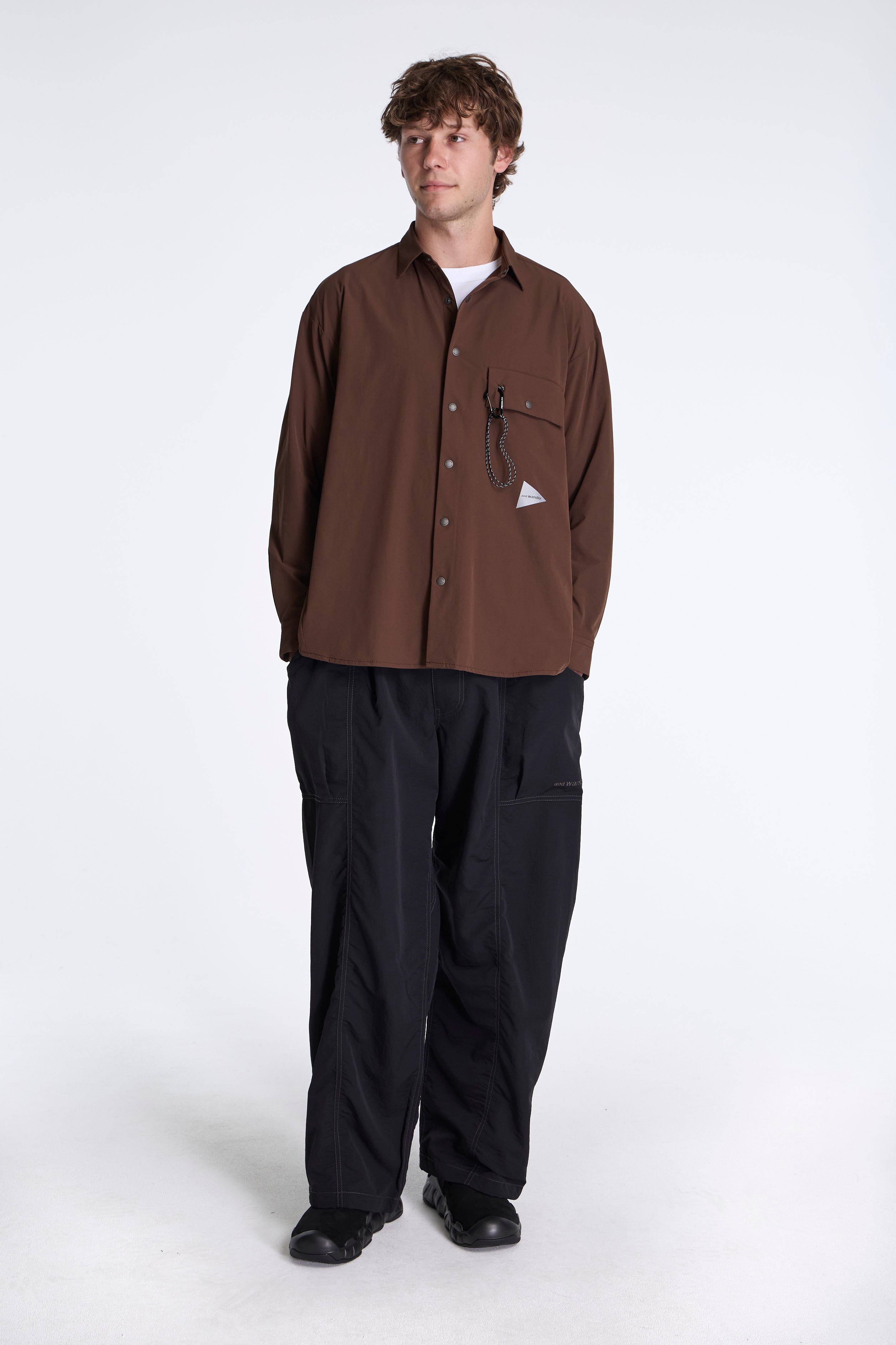 Light Weight Cloth Shirt Brown