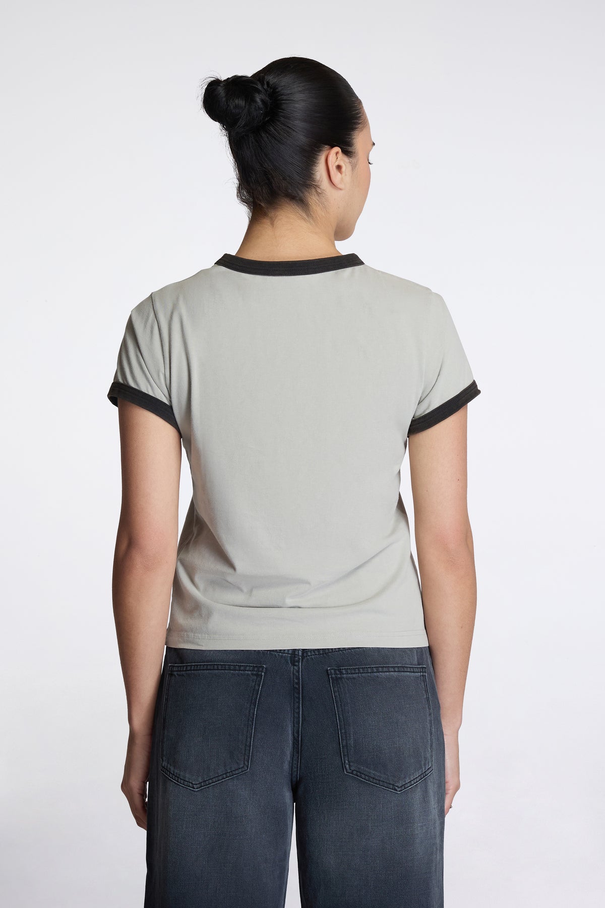 Ringer Tee Washed Clay