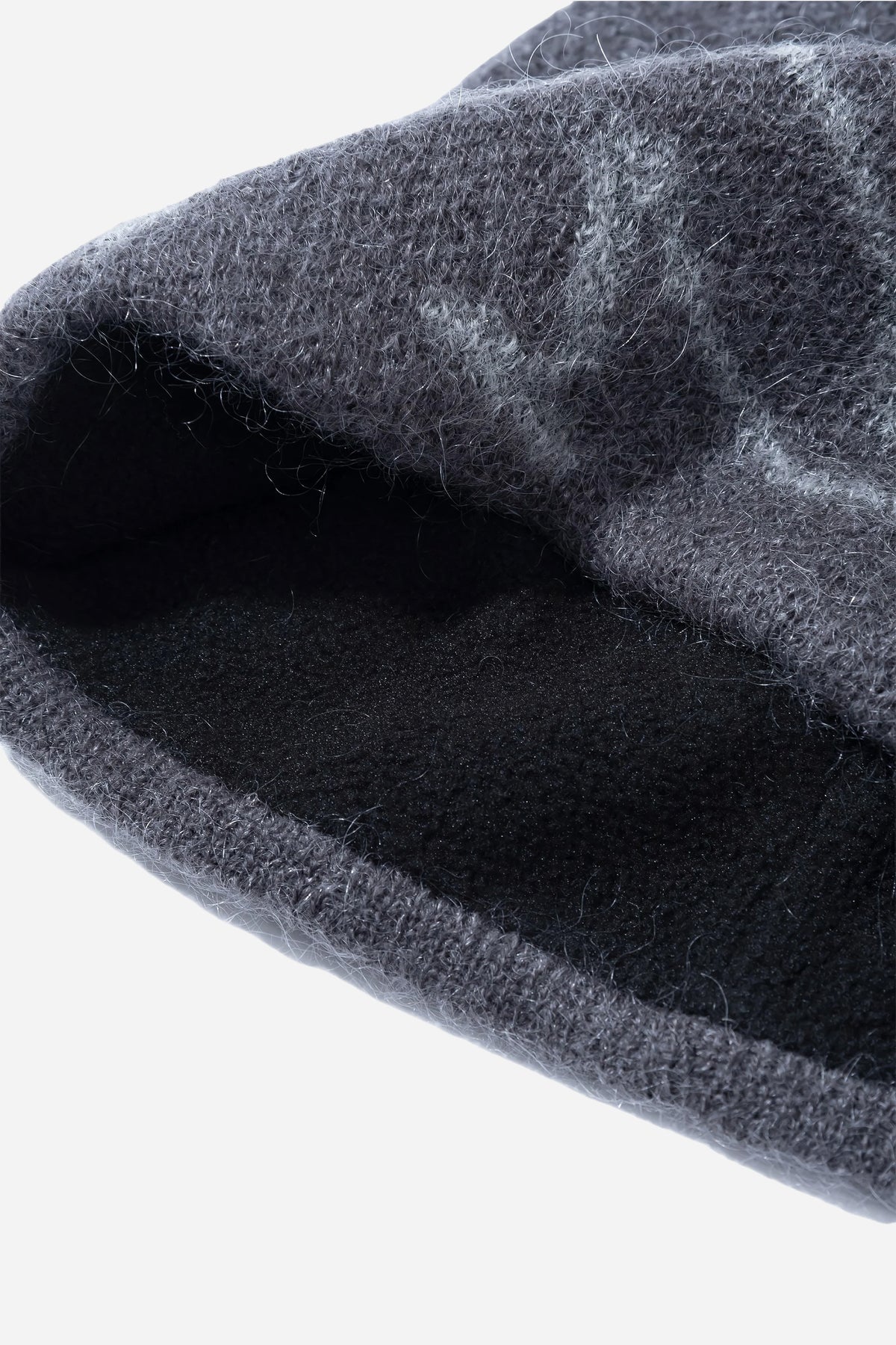 Exploration Mohair Mixed Beanie Slate Brown