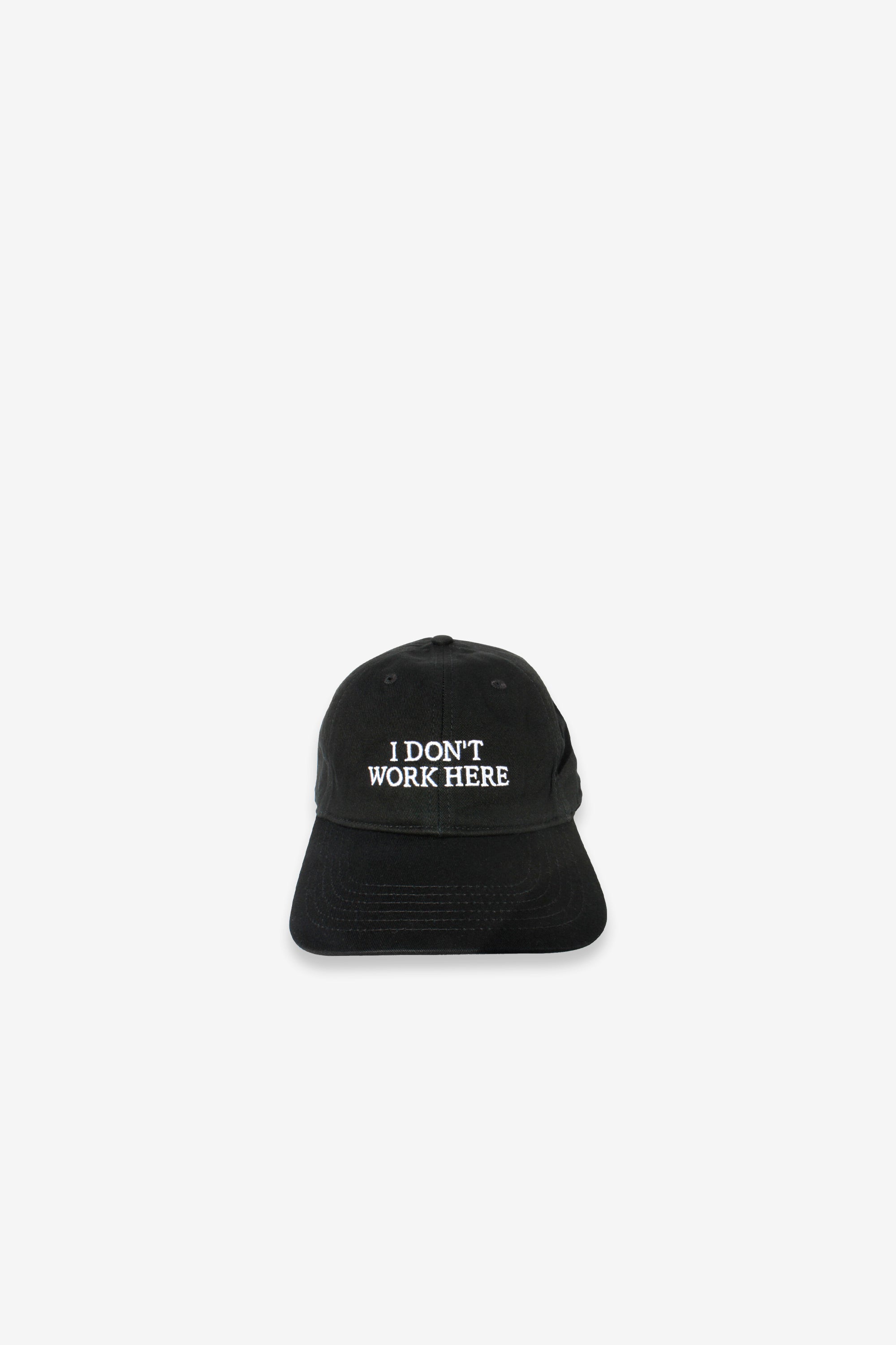 Sorry I Don't Work Here Cap Black