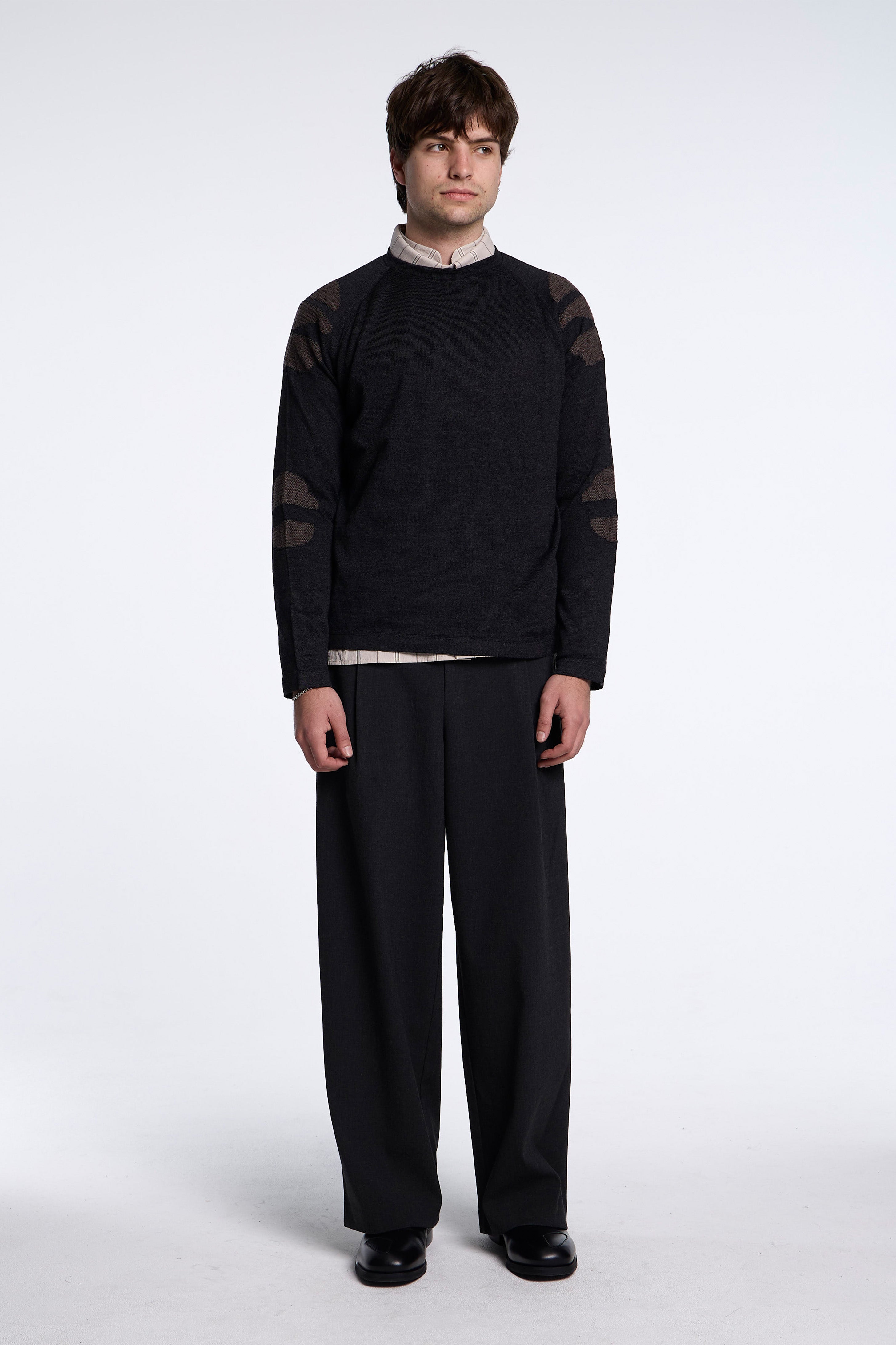 Mediter Knitted Longsleeve Shungite Black