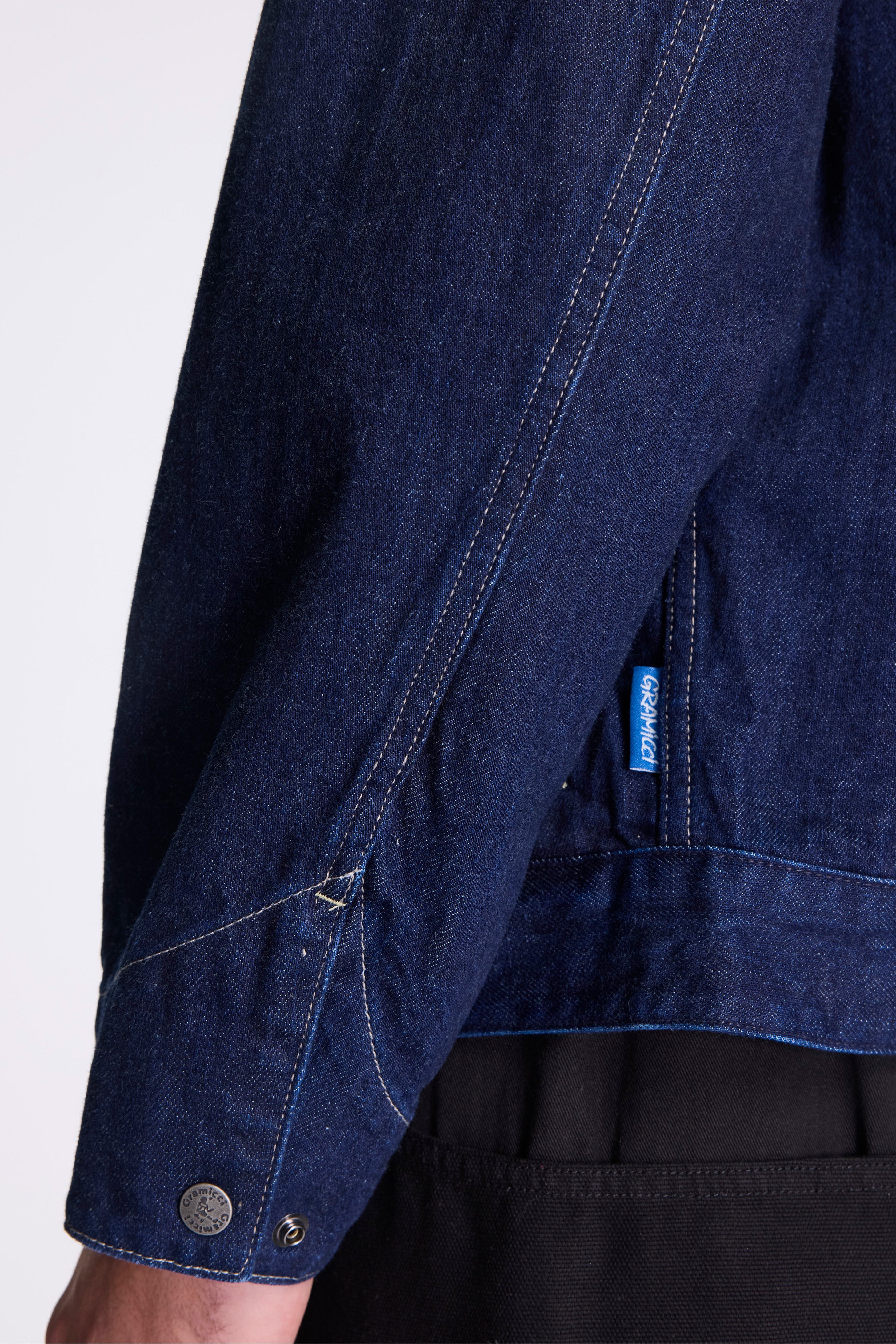 Japanese Slub Denim Jacket Indigo