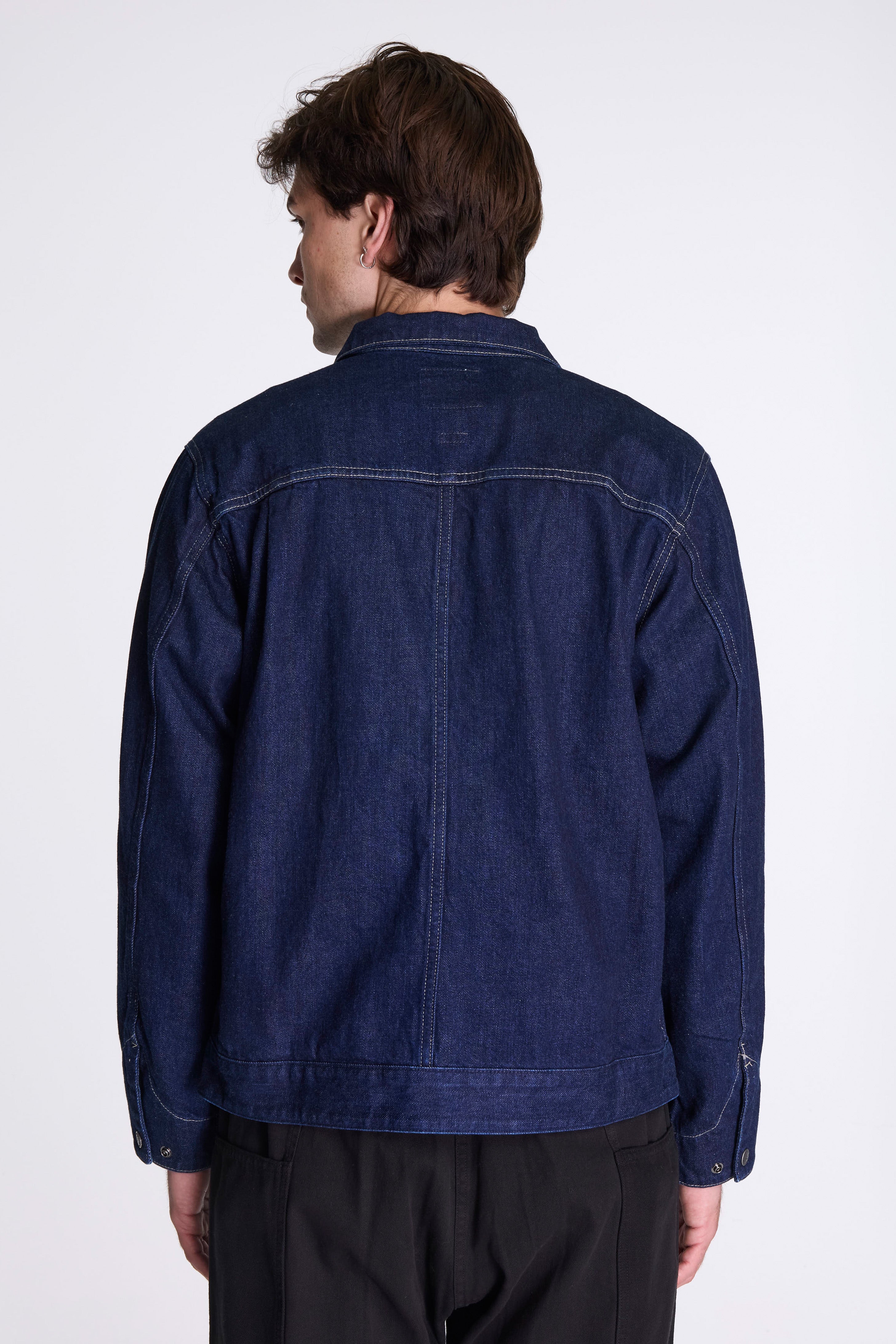 Japanese Slub Denim Jacket Indigo