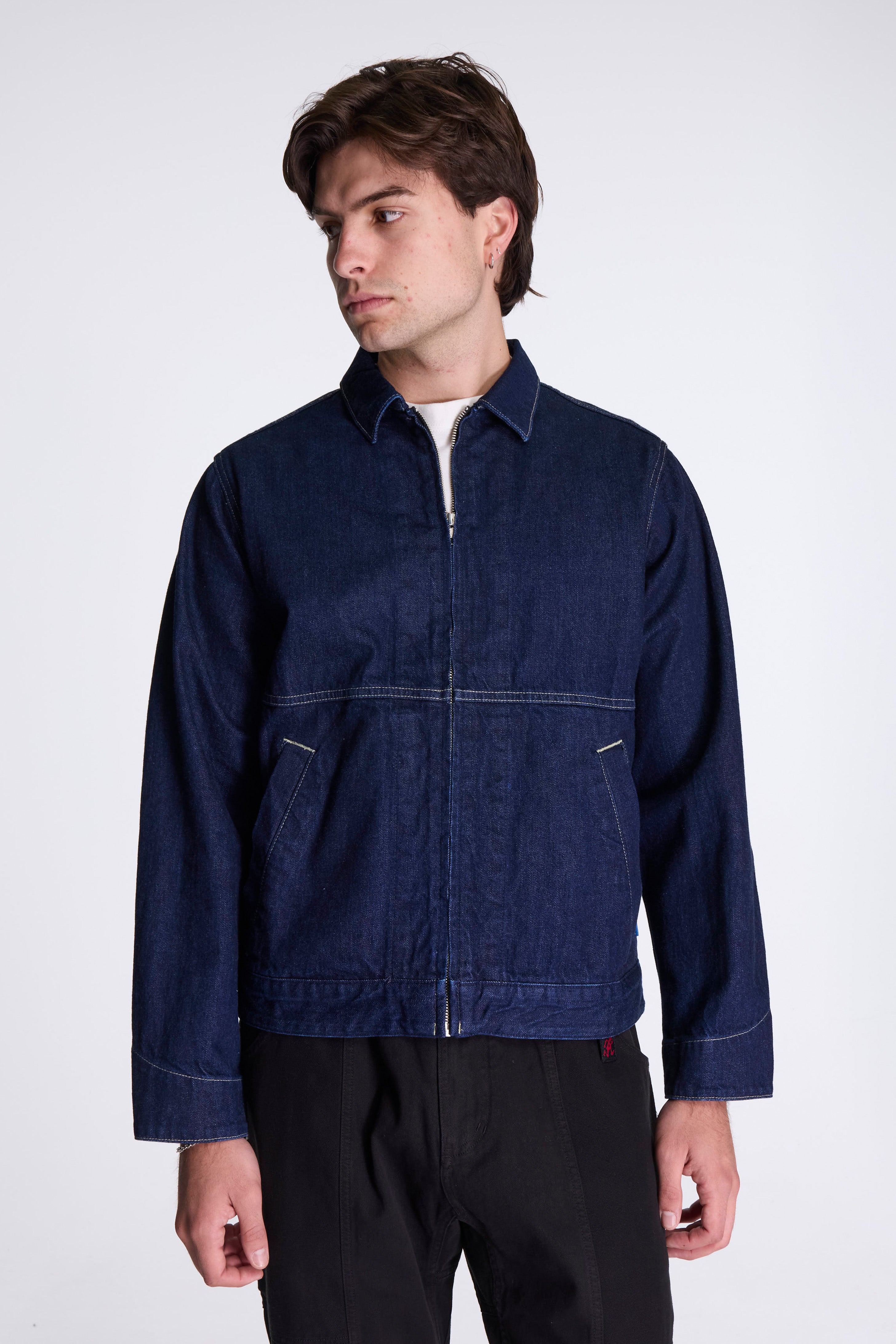 Japanese Slub Denim Jacket Indigo