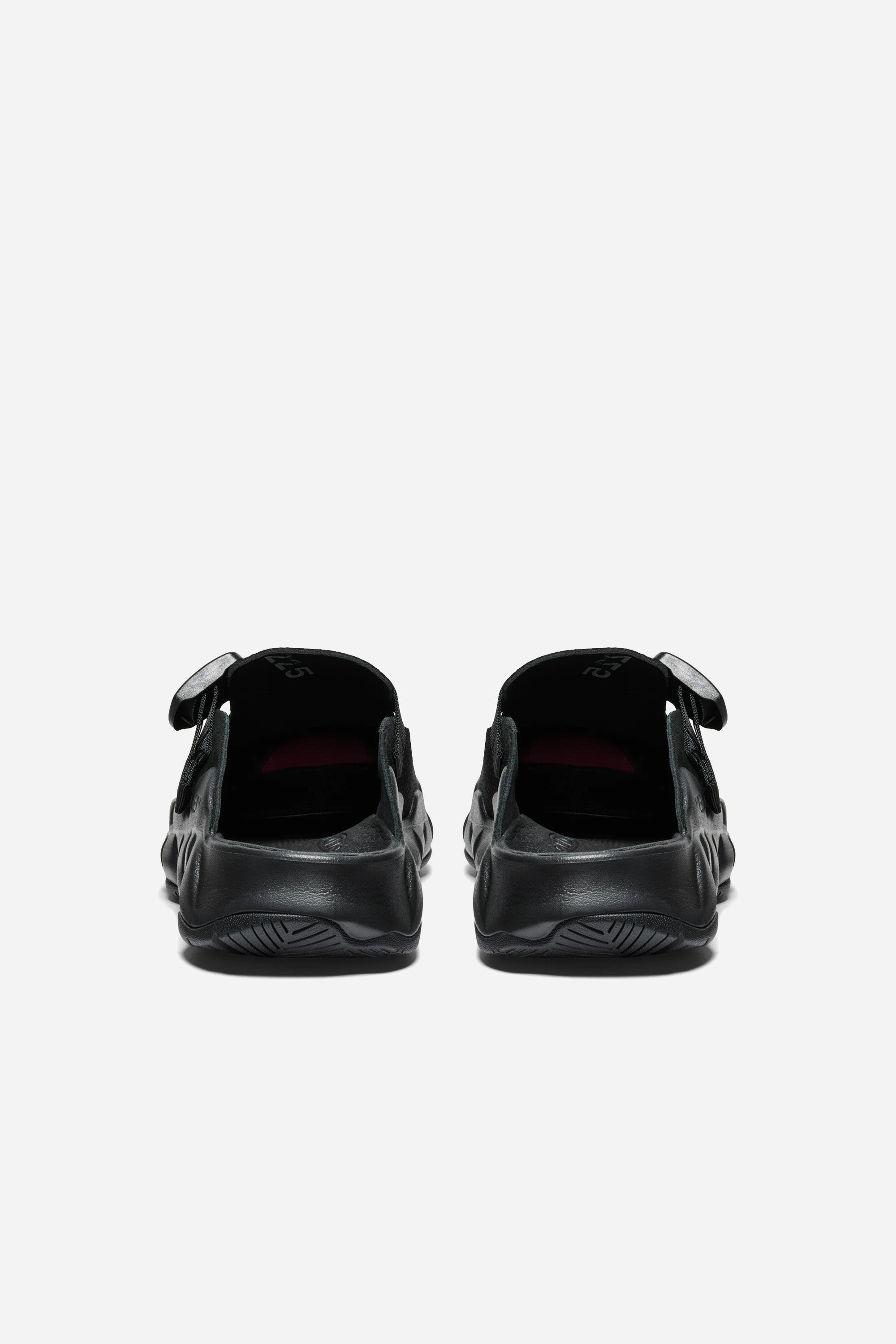 Hyperport Clog Leather Mens Black Black