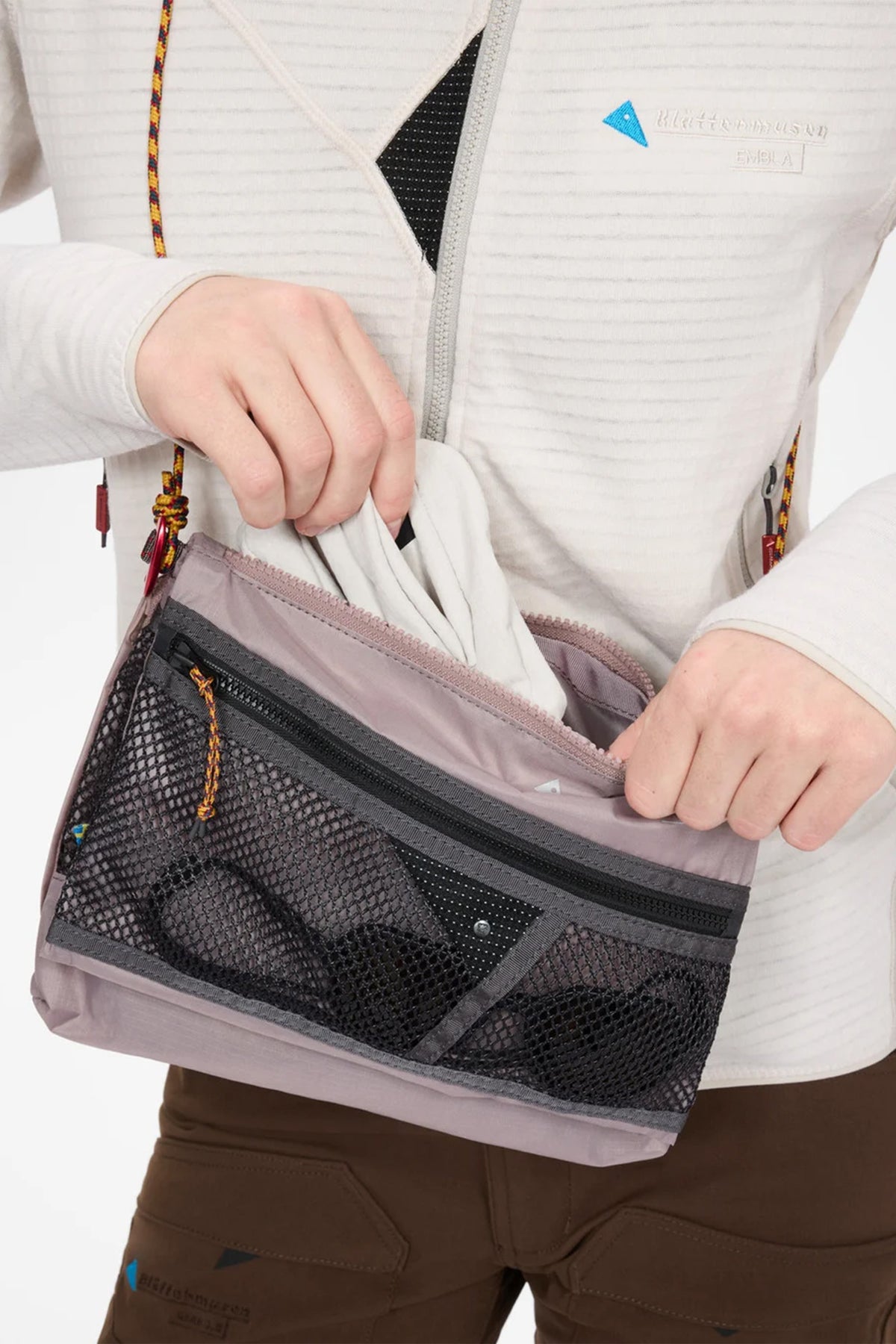 Algir Foldover Bag Purple Dove