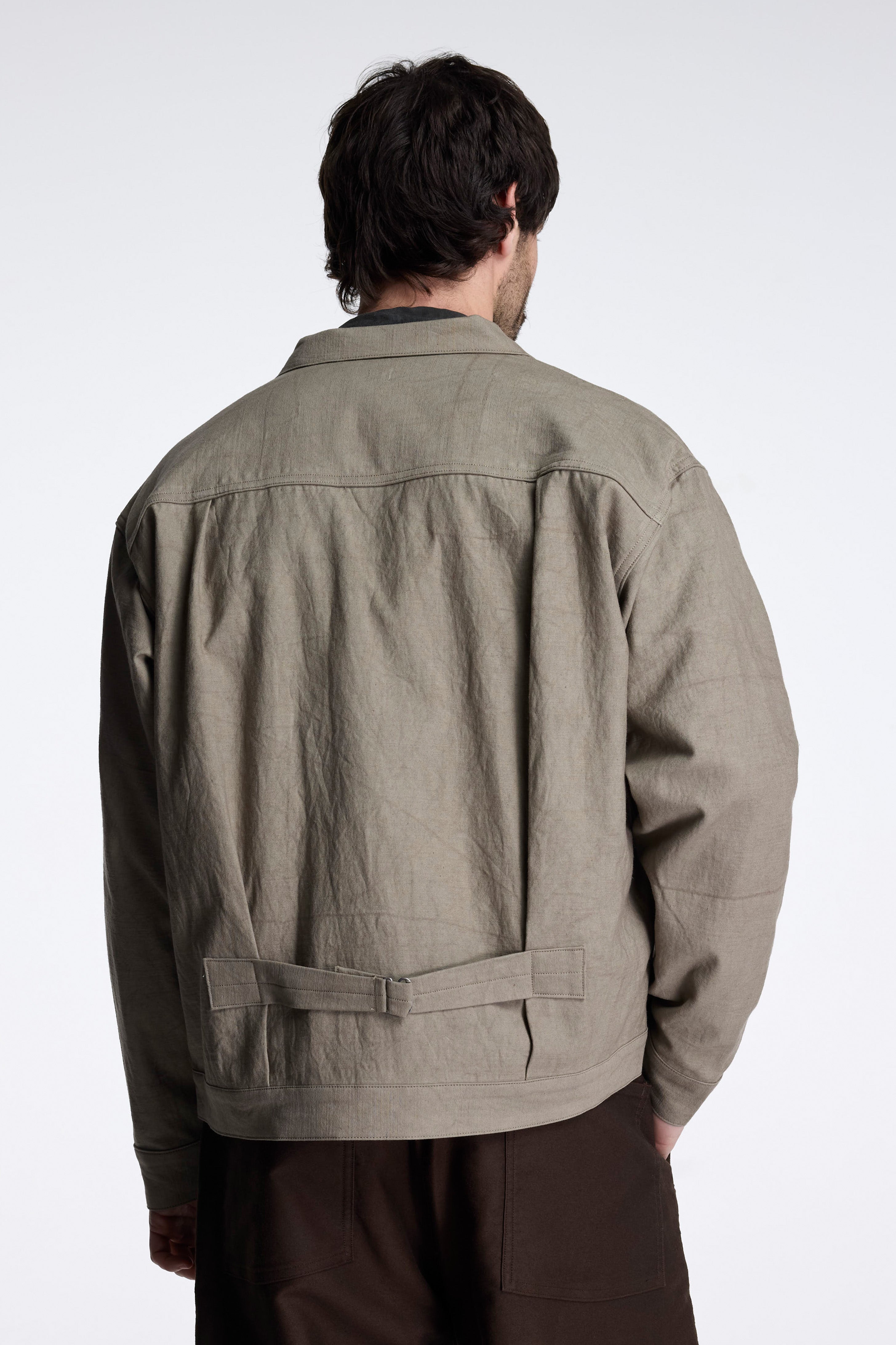 LOT.309 Buckle-Backed Jacket Beige