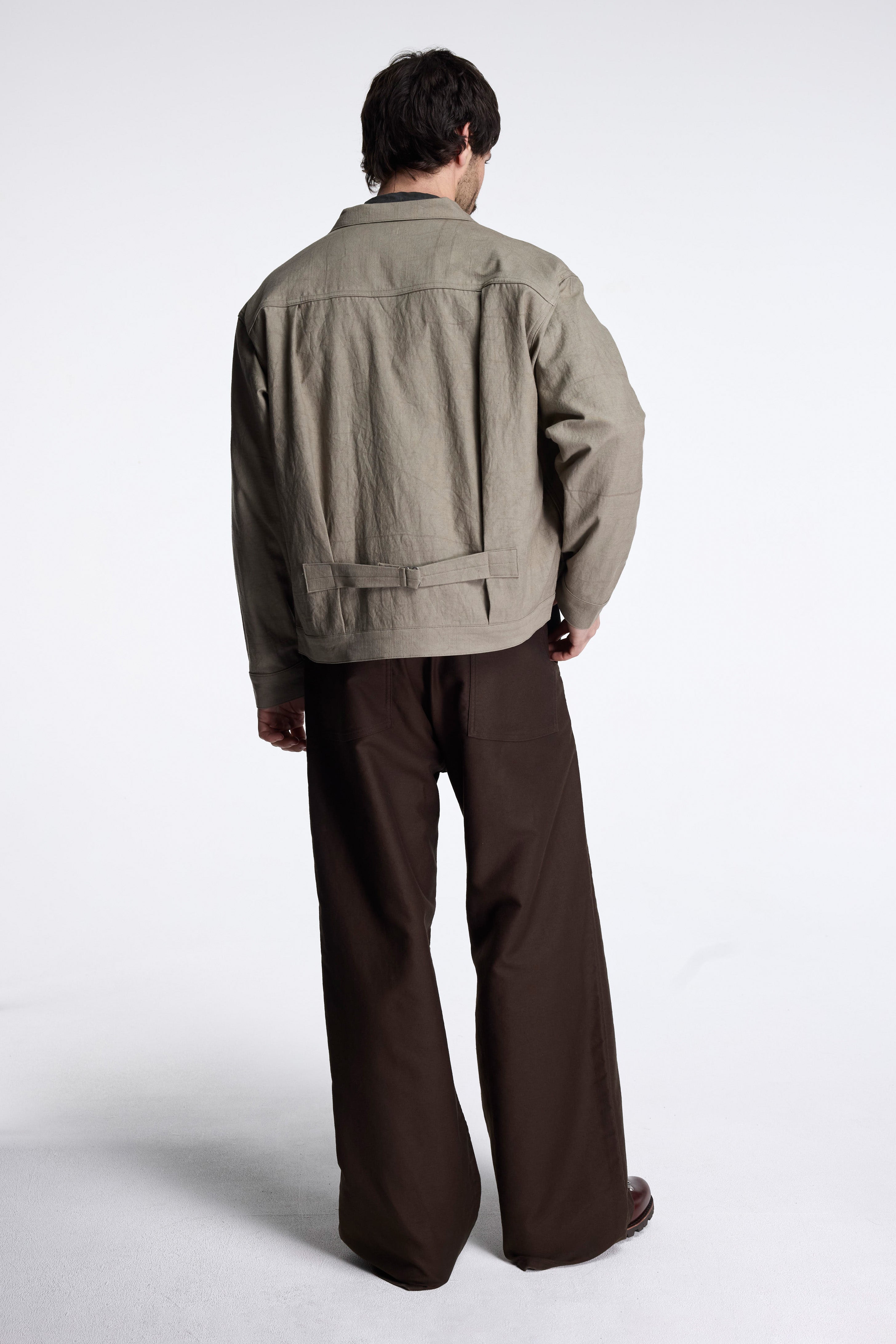 LOT.309 Buckle-Backed Jacket Beige