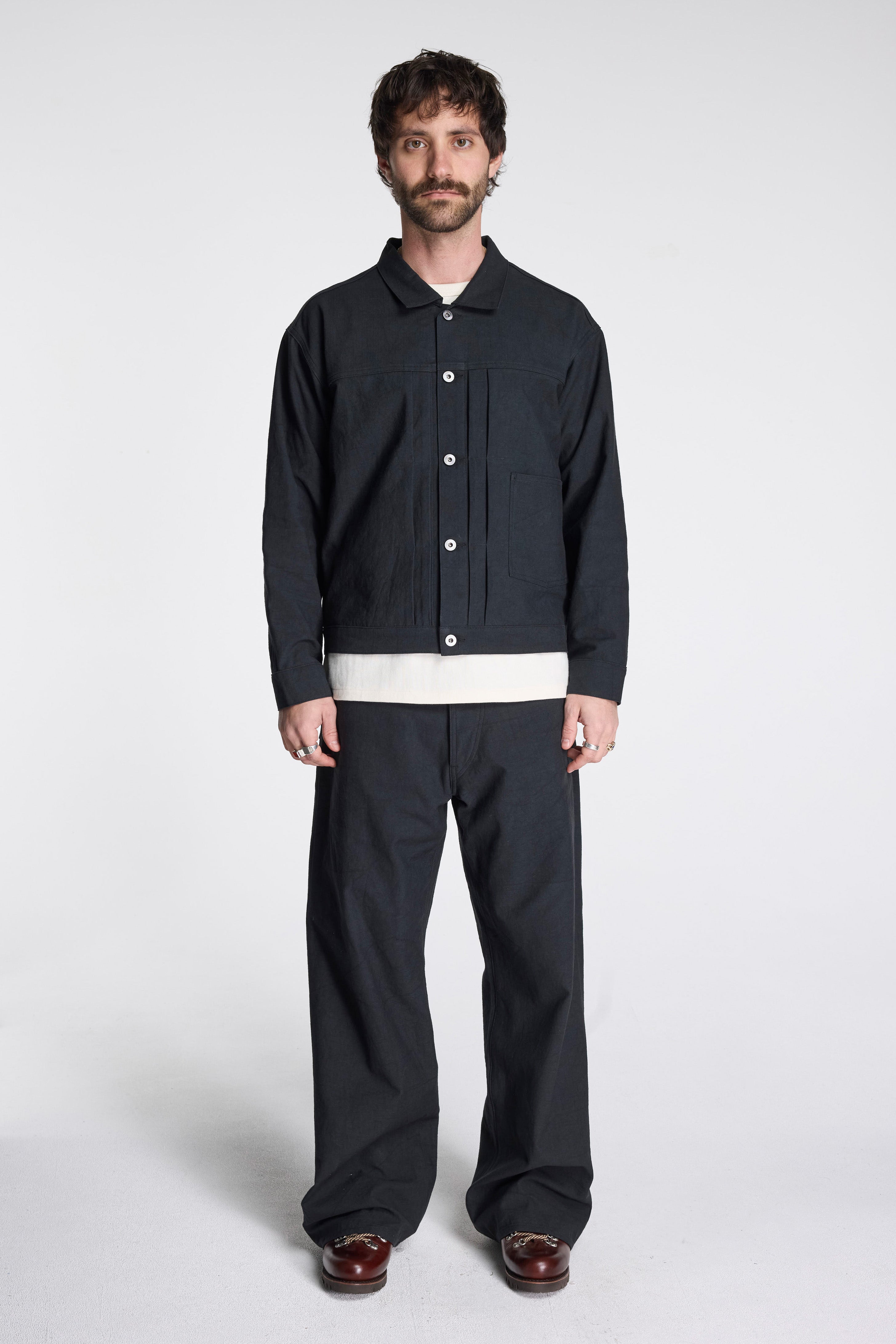 LOT.309 Buckle-Backed Jacket Black