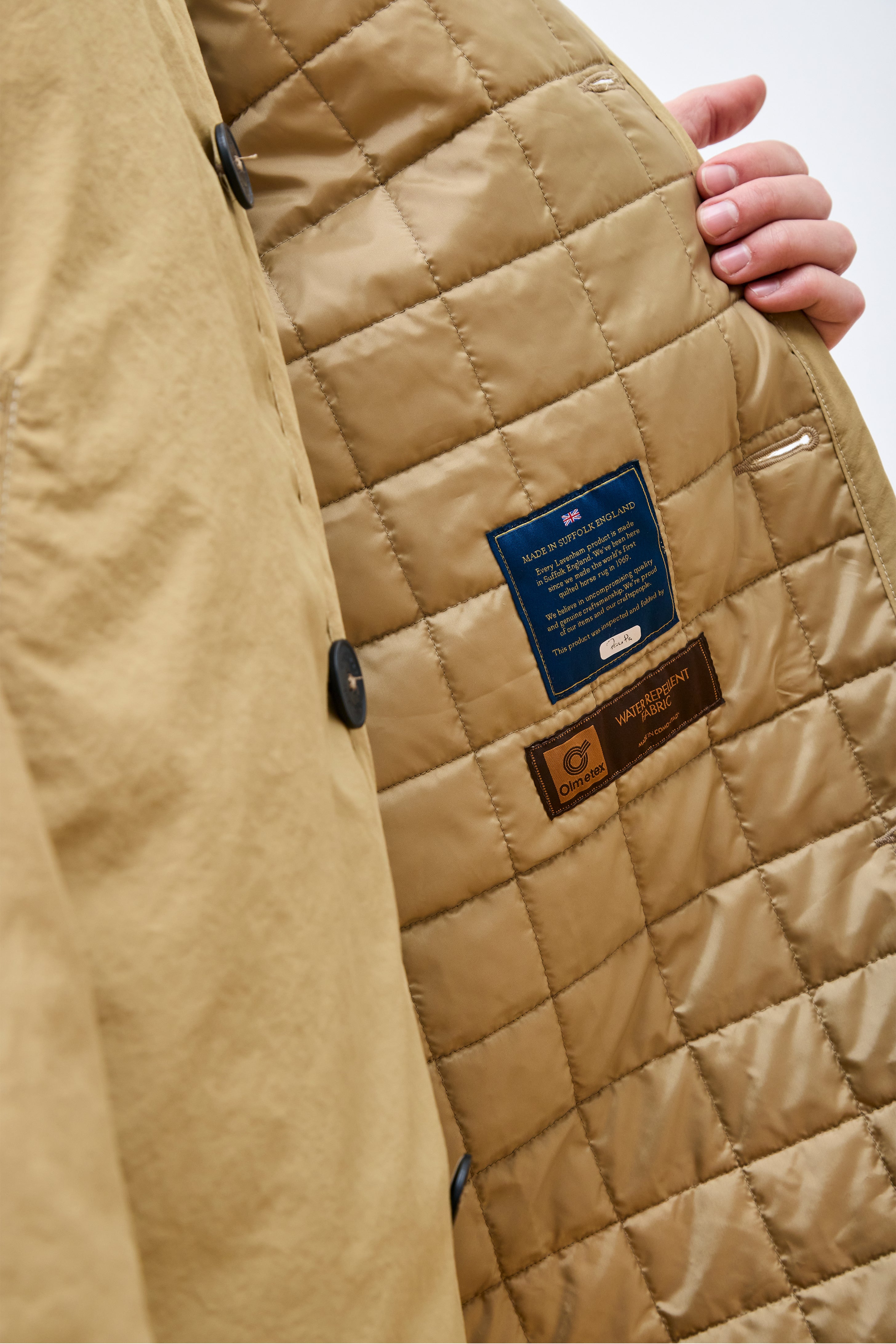 FCQ Button Chantry Mens Beige