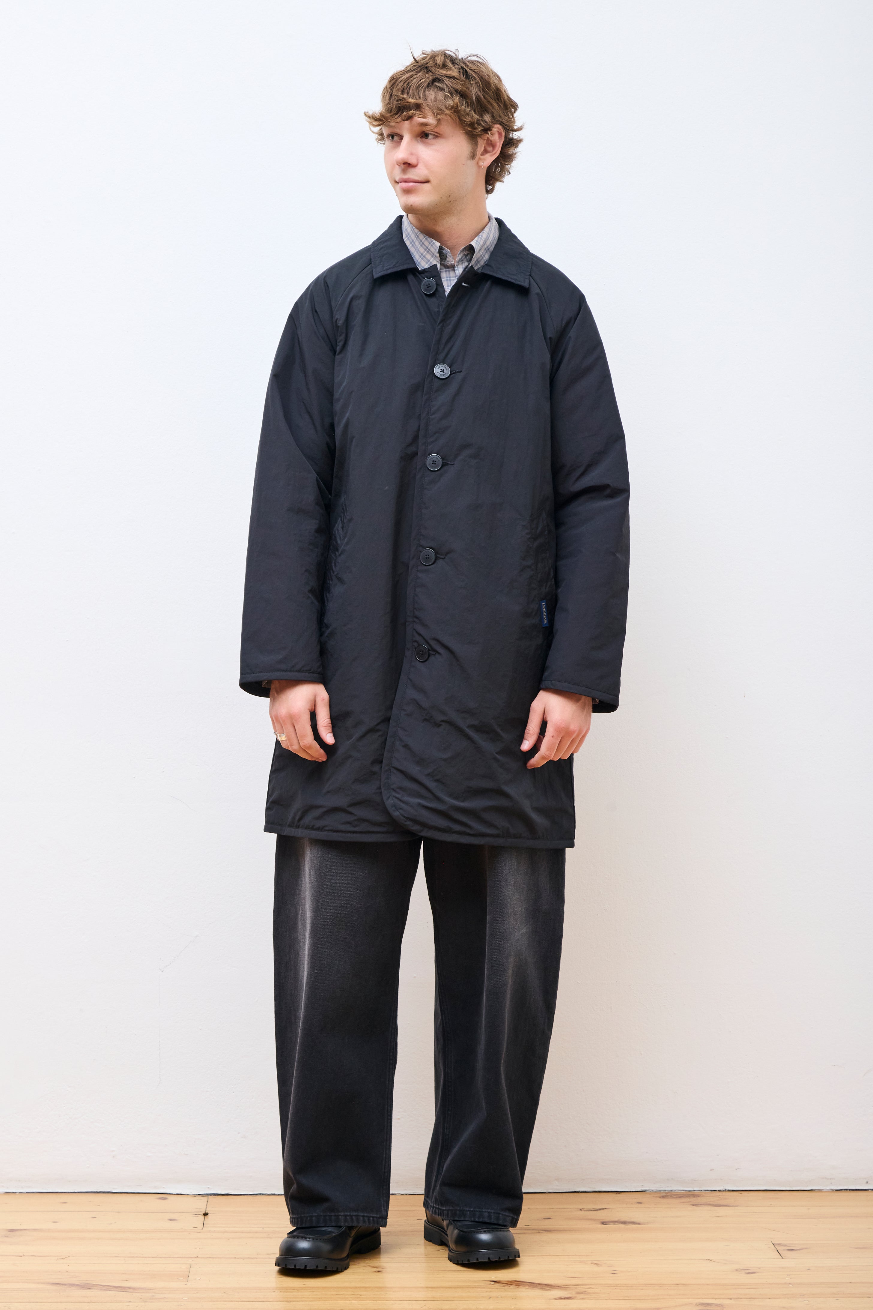 FCQ Button Chantry Mens Black