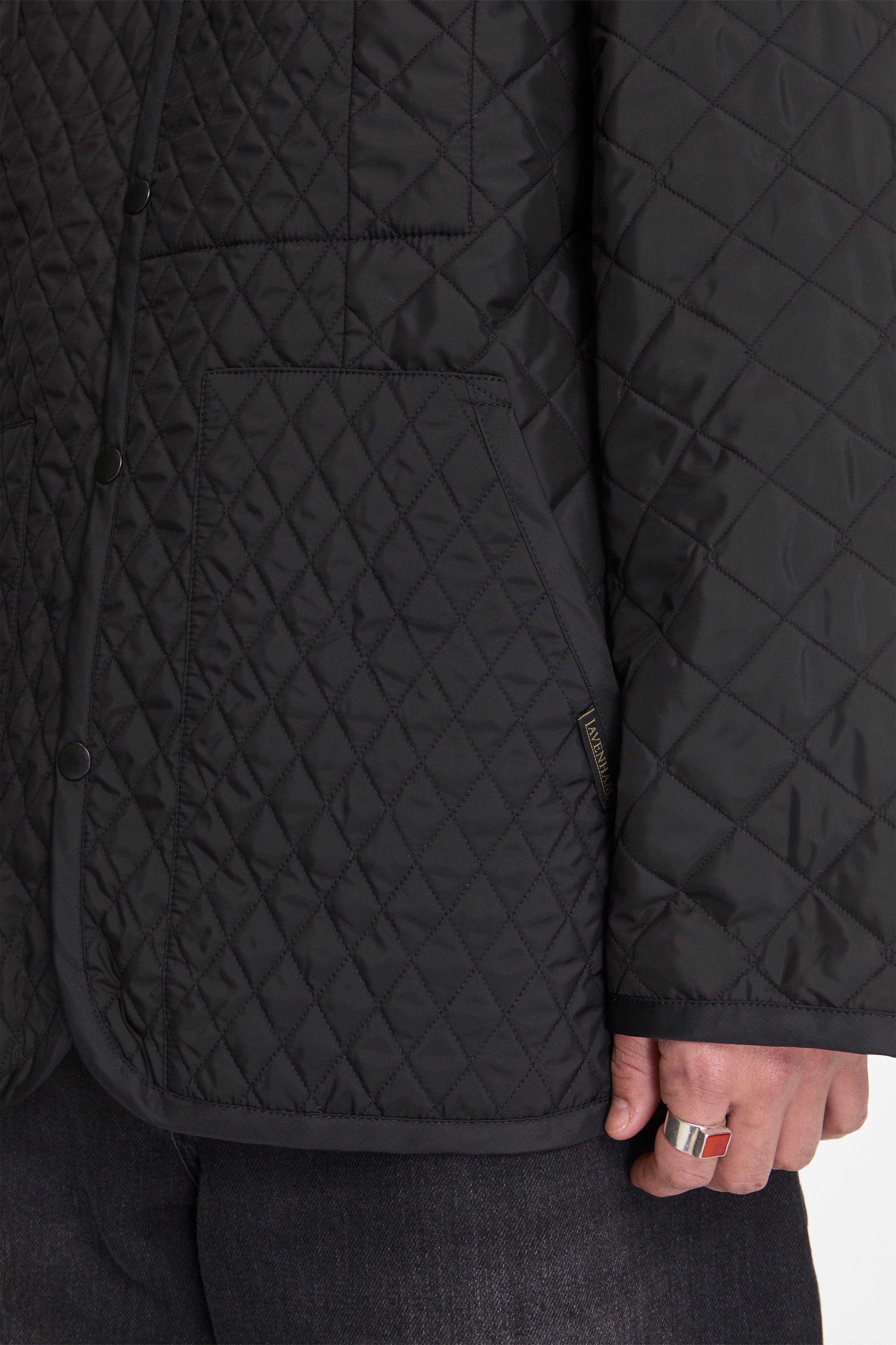 Paneled Jacket Sable/Black