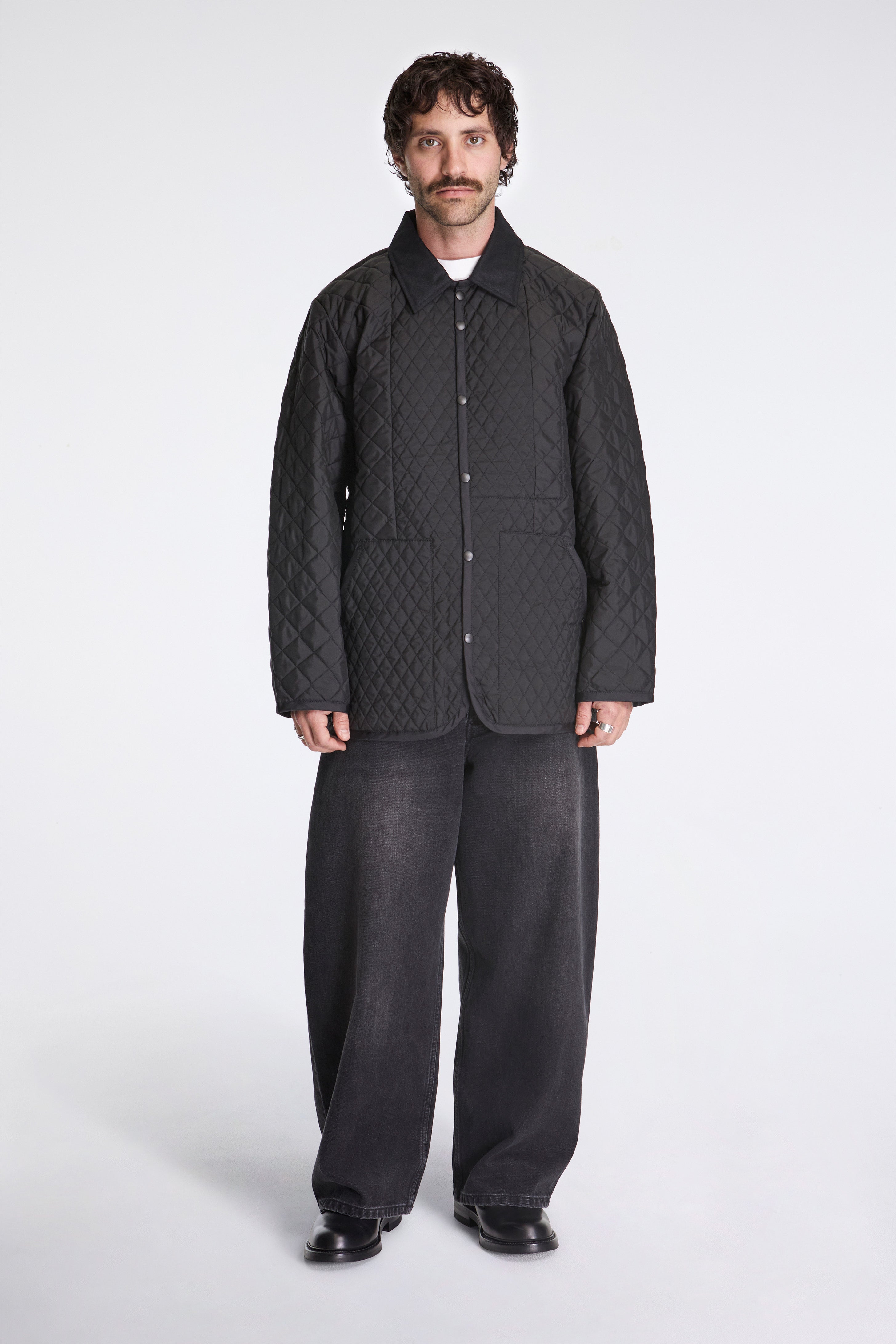 Paneled Jacket Sable/Black