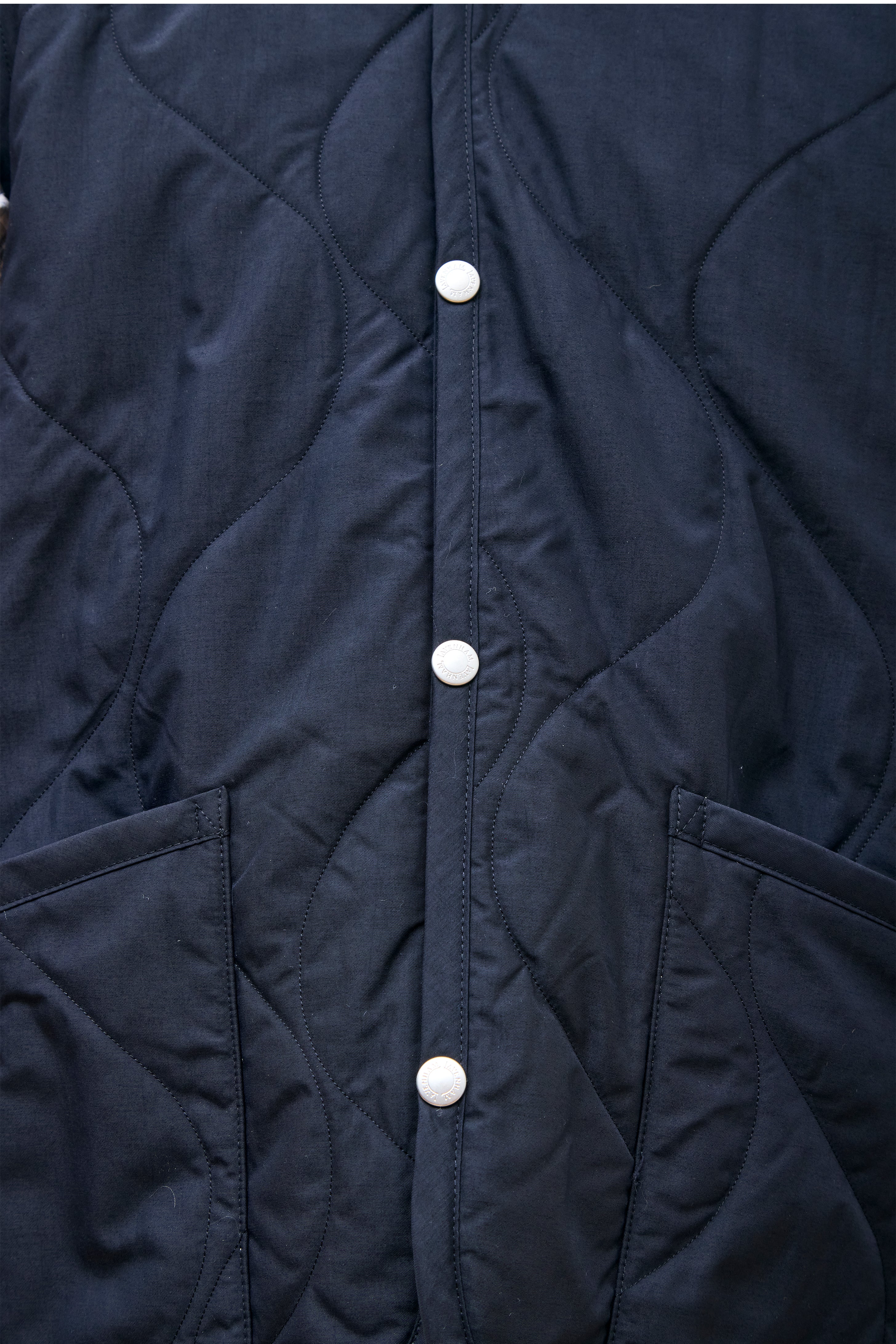 Stud Front Bomber Gilet Black