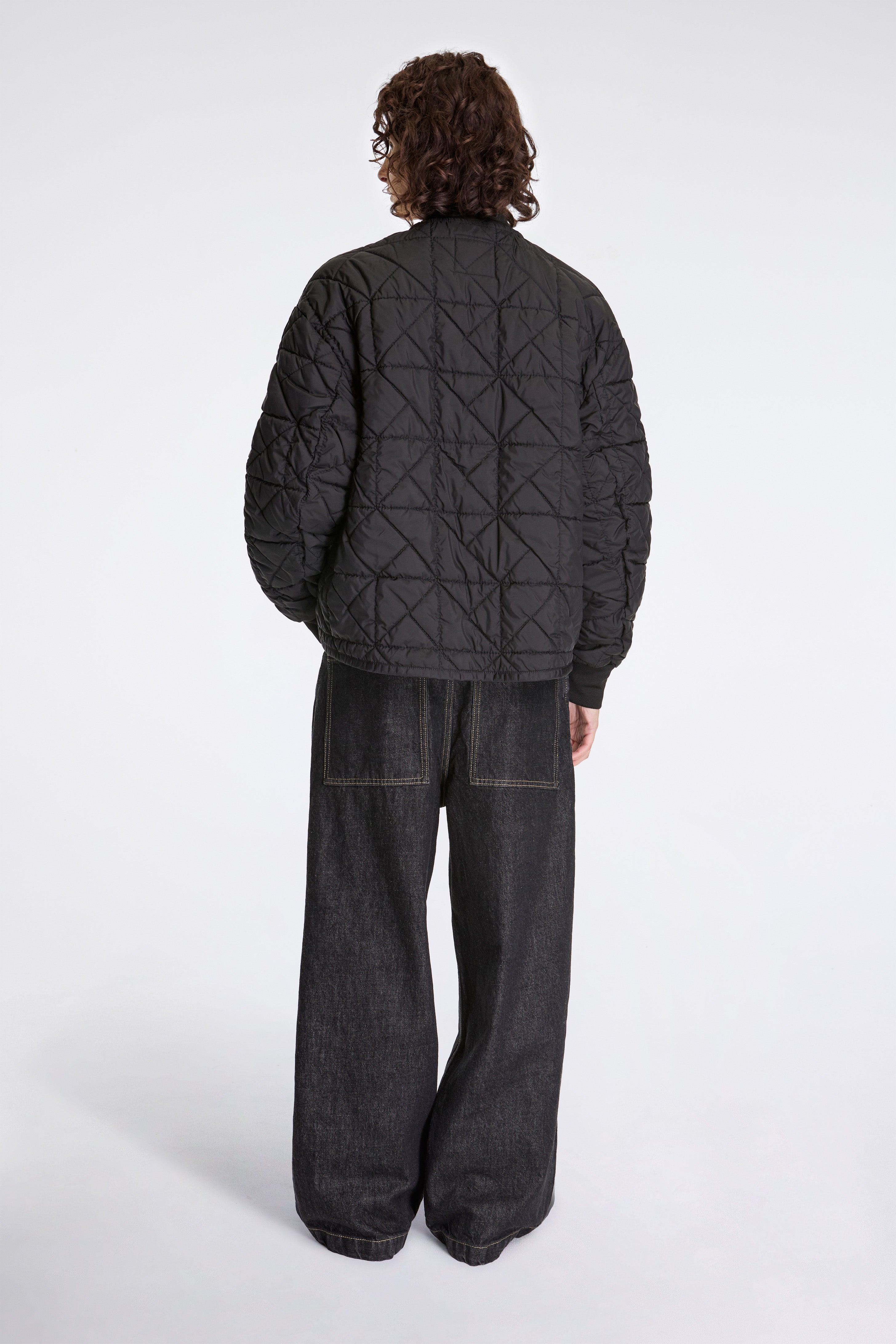 Washed Bomber Jacket Womens Sable/Black