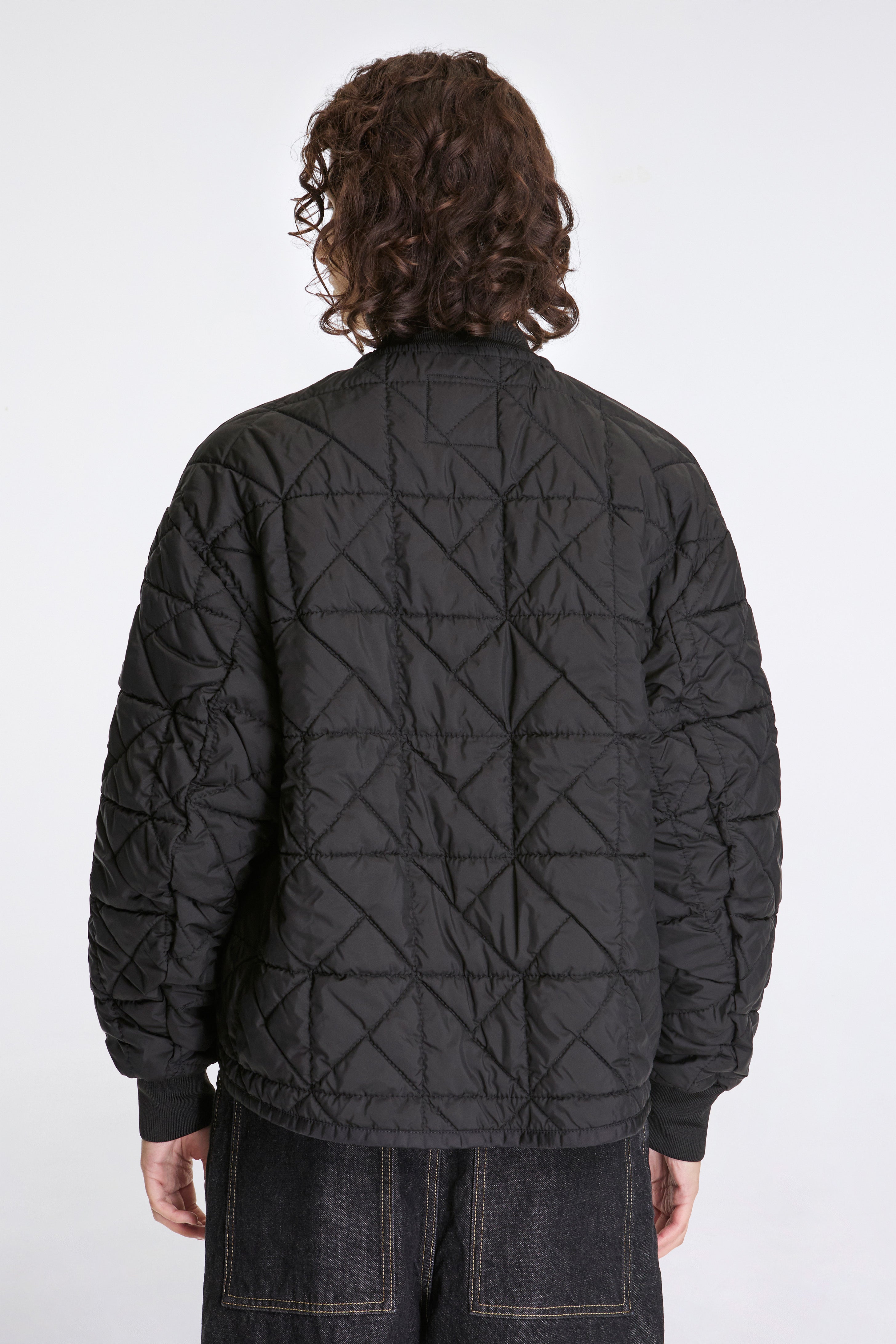 Washed Bomber Jacket Womens Sable/Black
