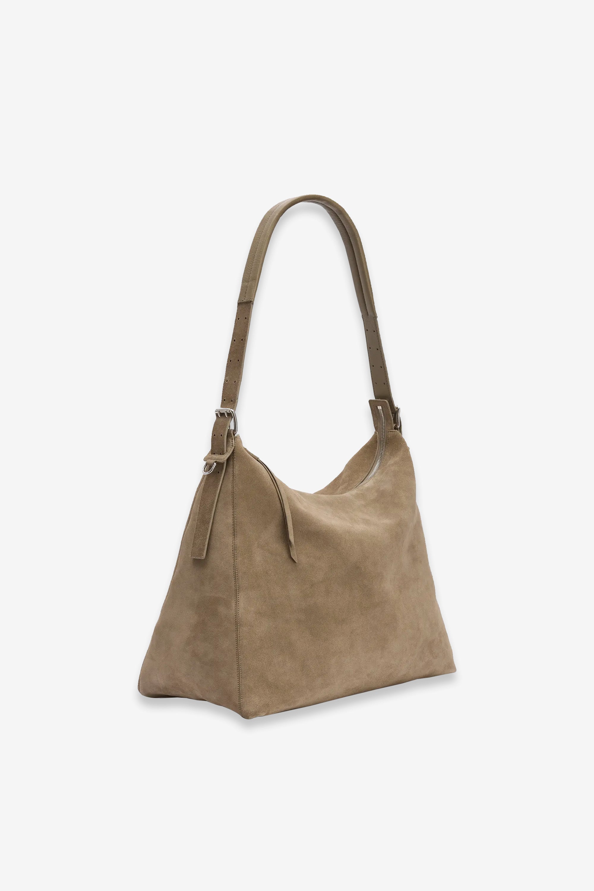 Belted Hobo Bag Pebble