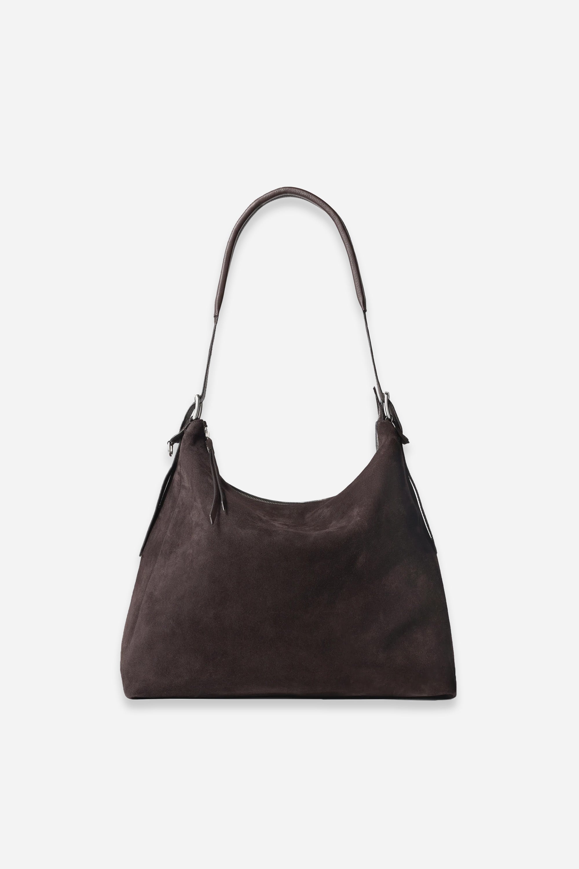 Belted Hobo Bag Ebony Brown