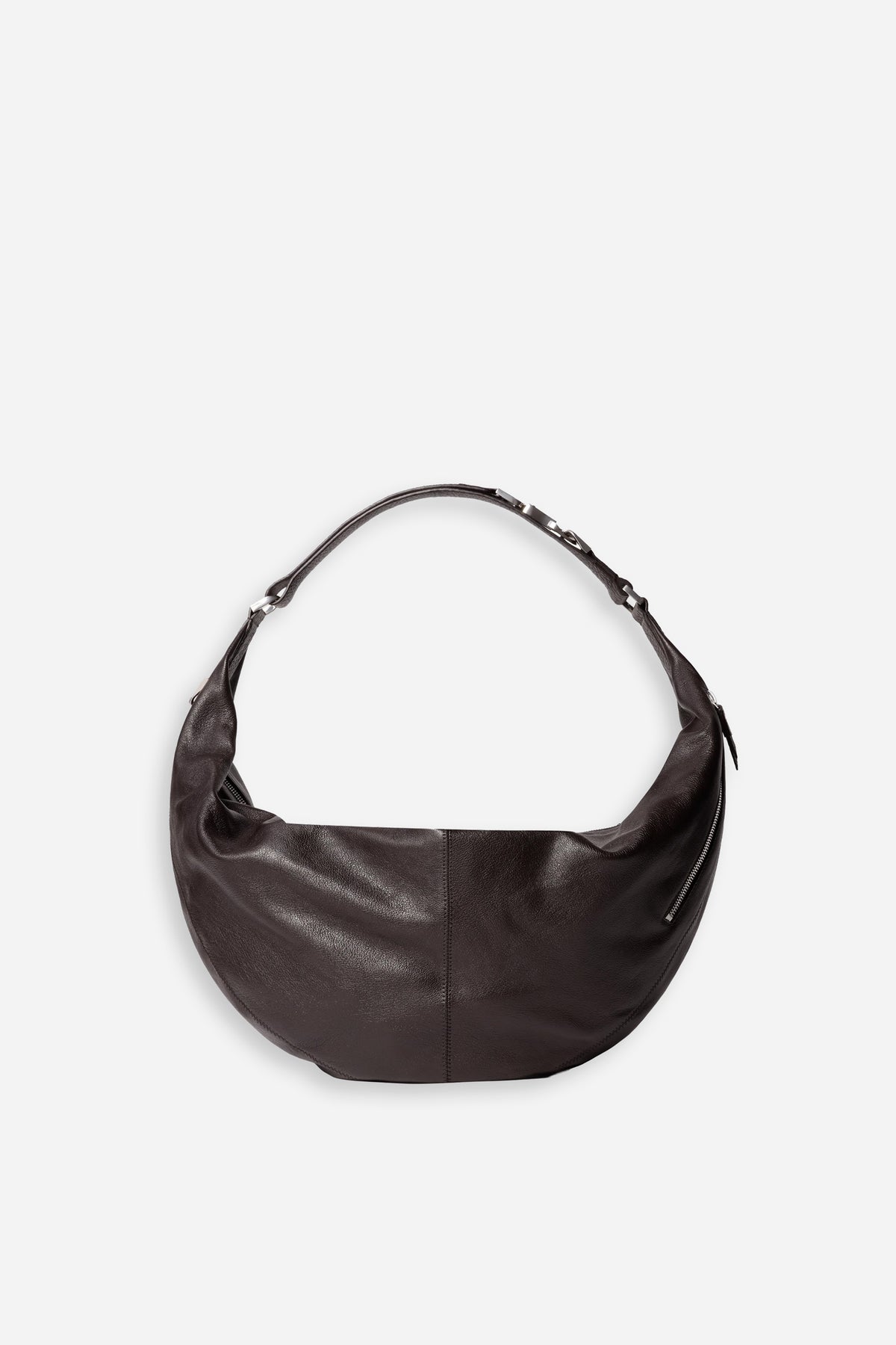 Large Quiver Clip Bag Dark Chocolate