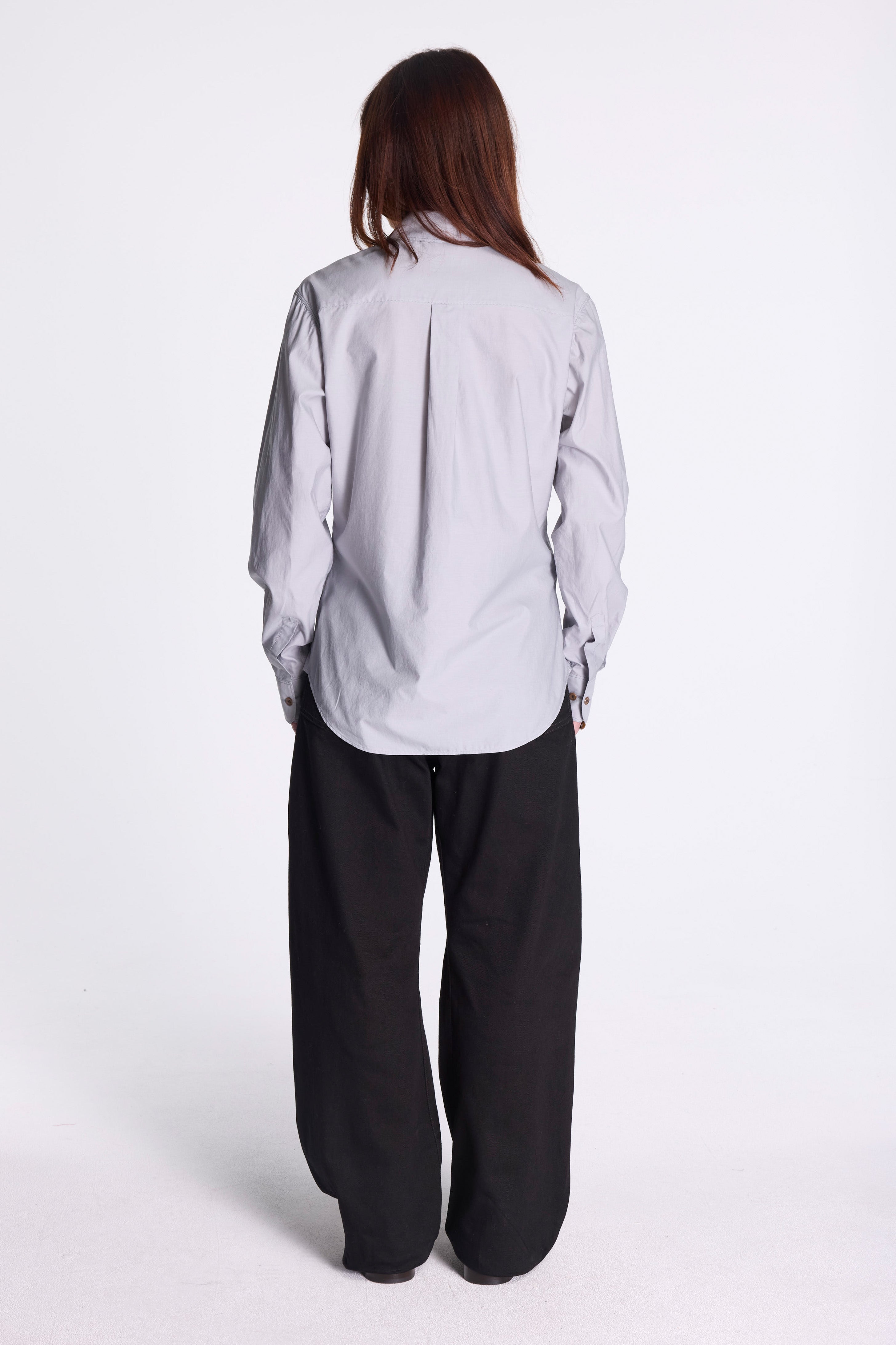 Pointed Collar Shirt Mist