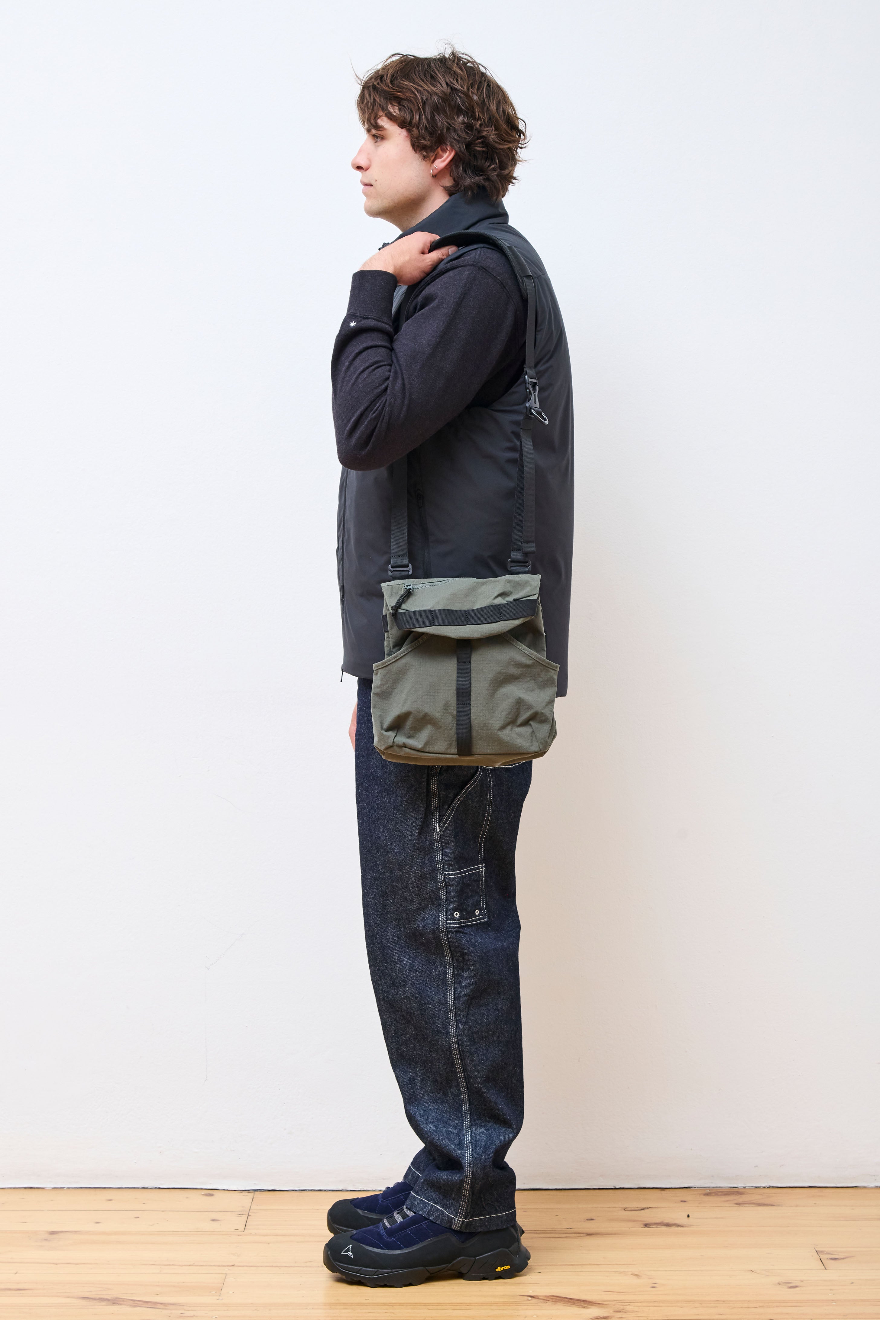 Lightweight Taslan Ripstop Shoulder Bag Olive