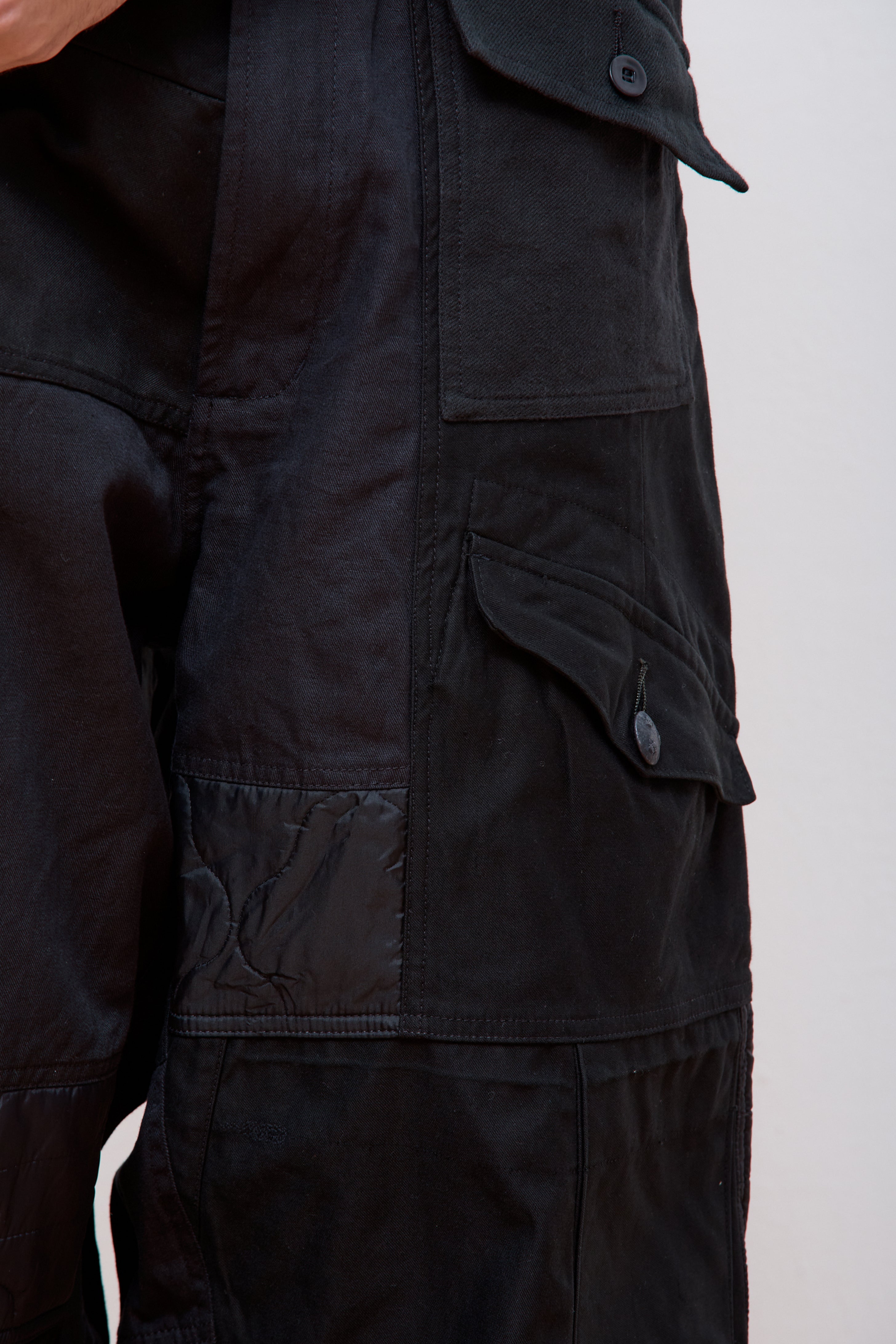 Upcycled M59 Cargo Snopants Black