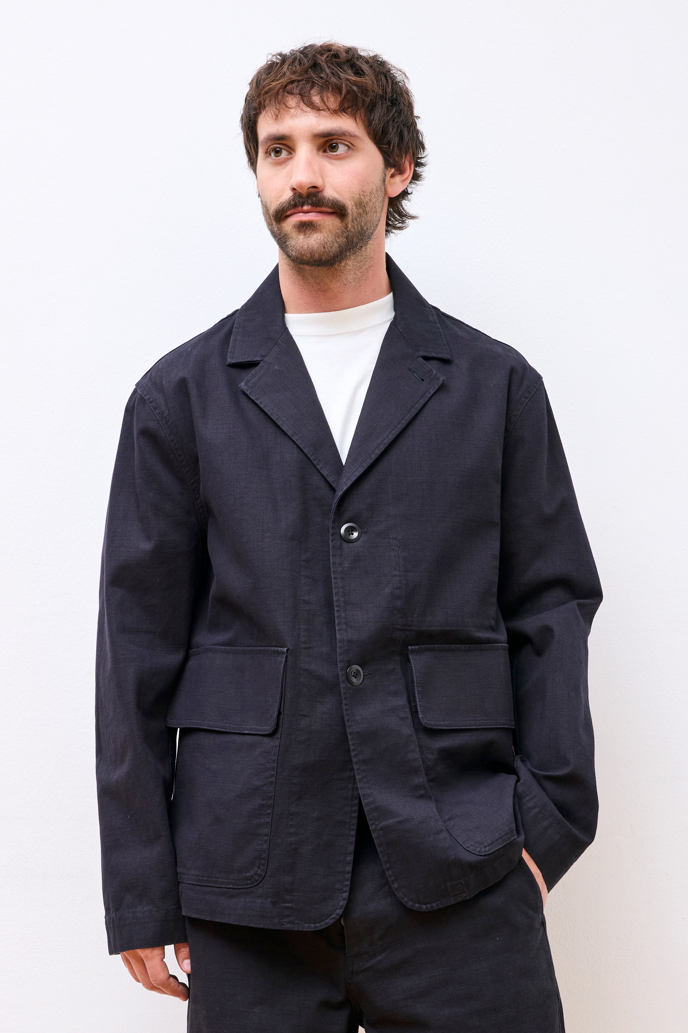 MHL Flap Pocket Blazer Indigo