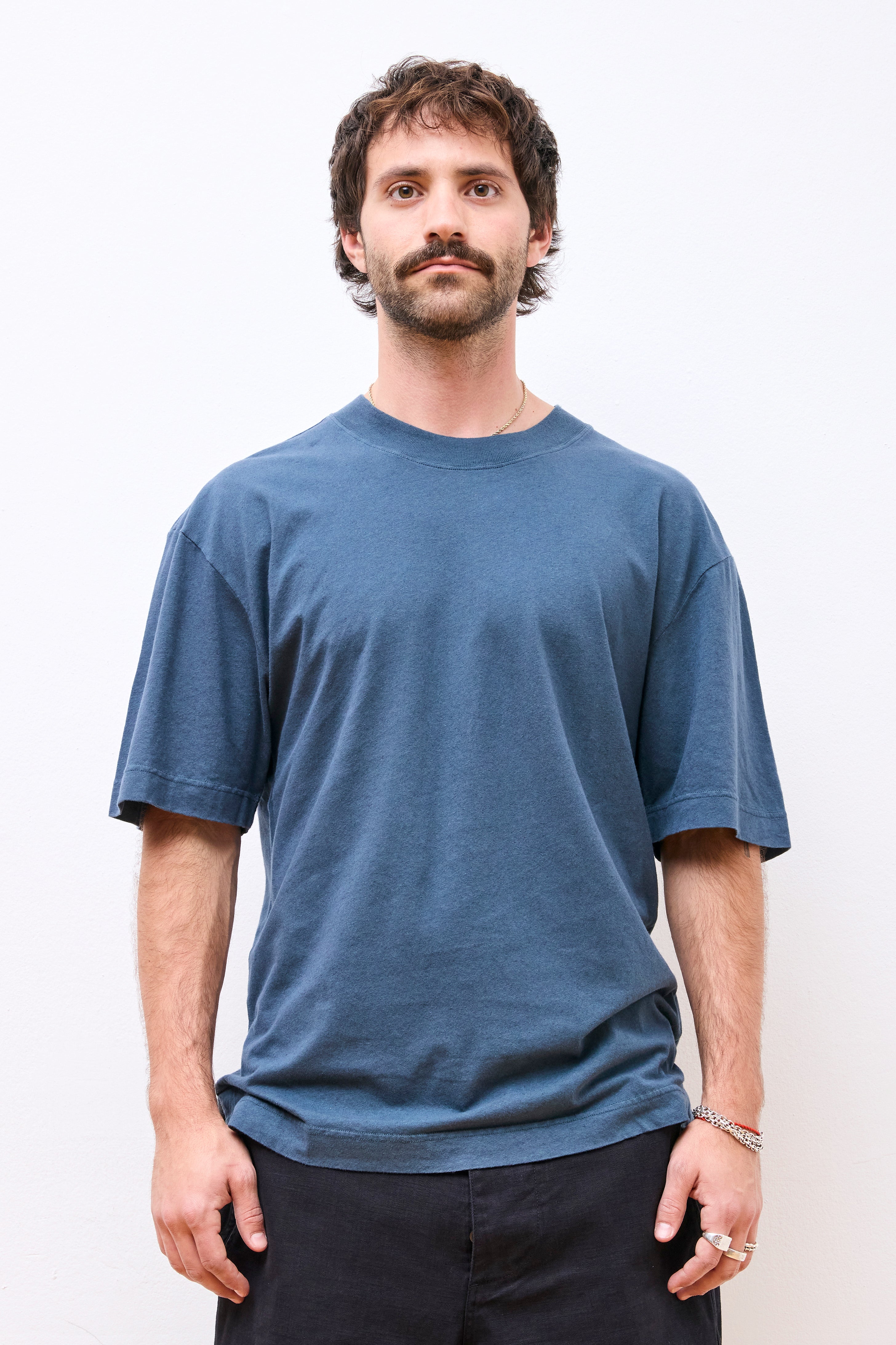 MHL Simple T-Shirt Mineral Blue