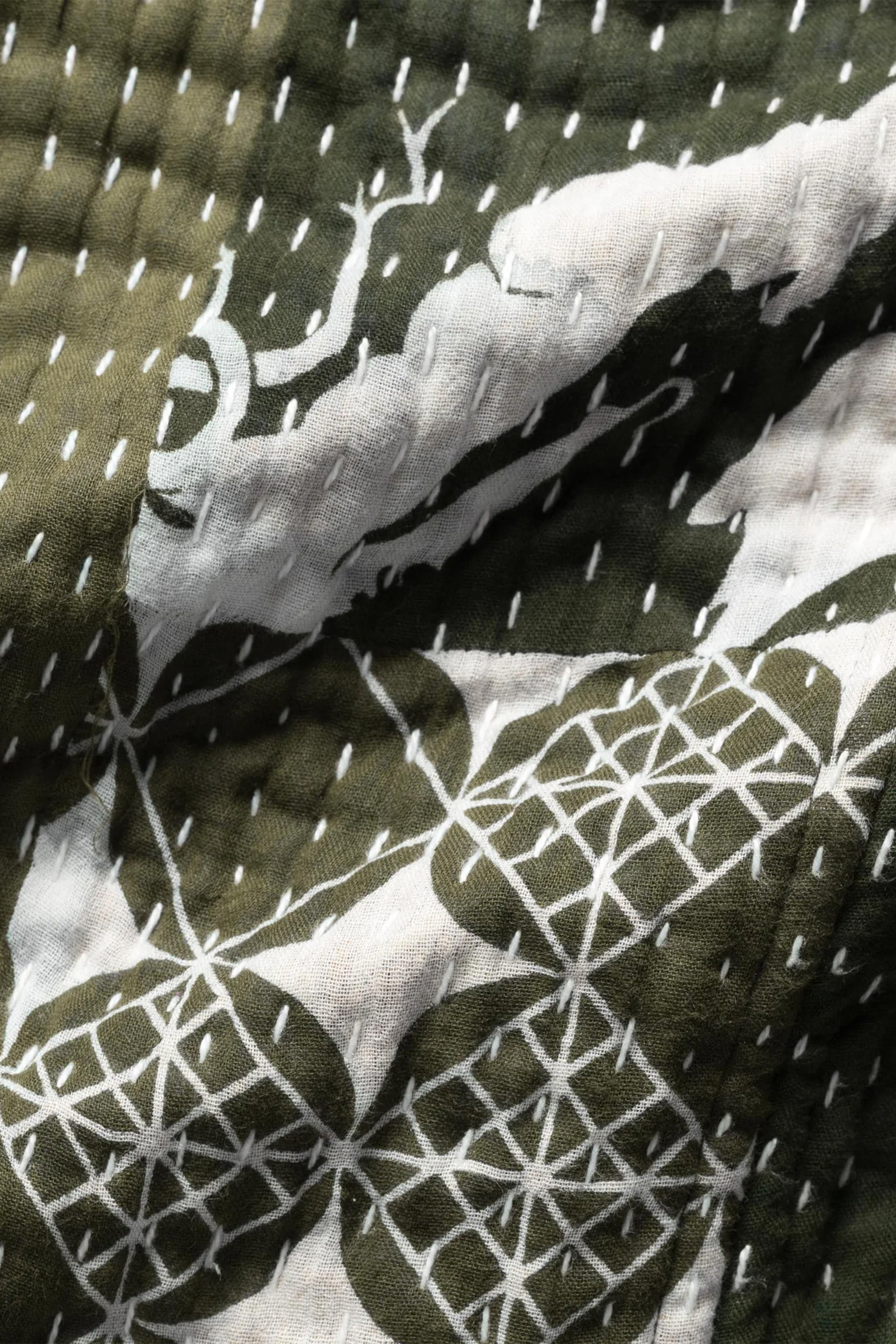 Maha Dry Goods Tote Bag Ecru/Olive