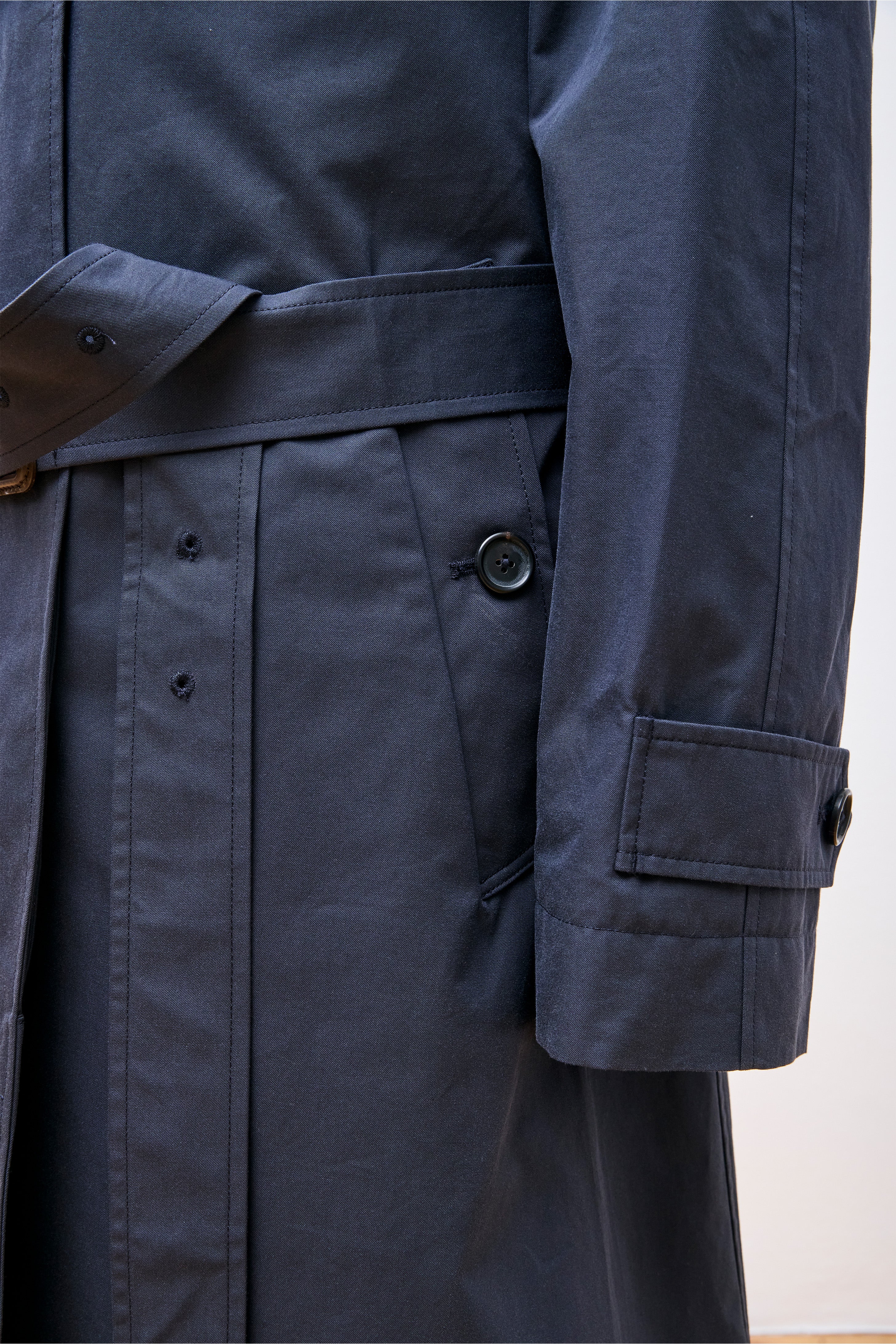 Fly Front Mac Navy