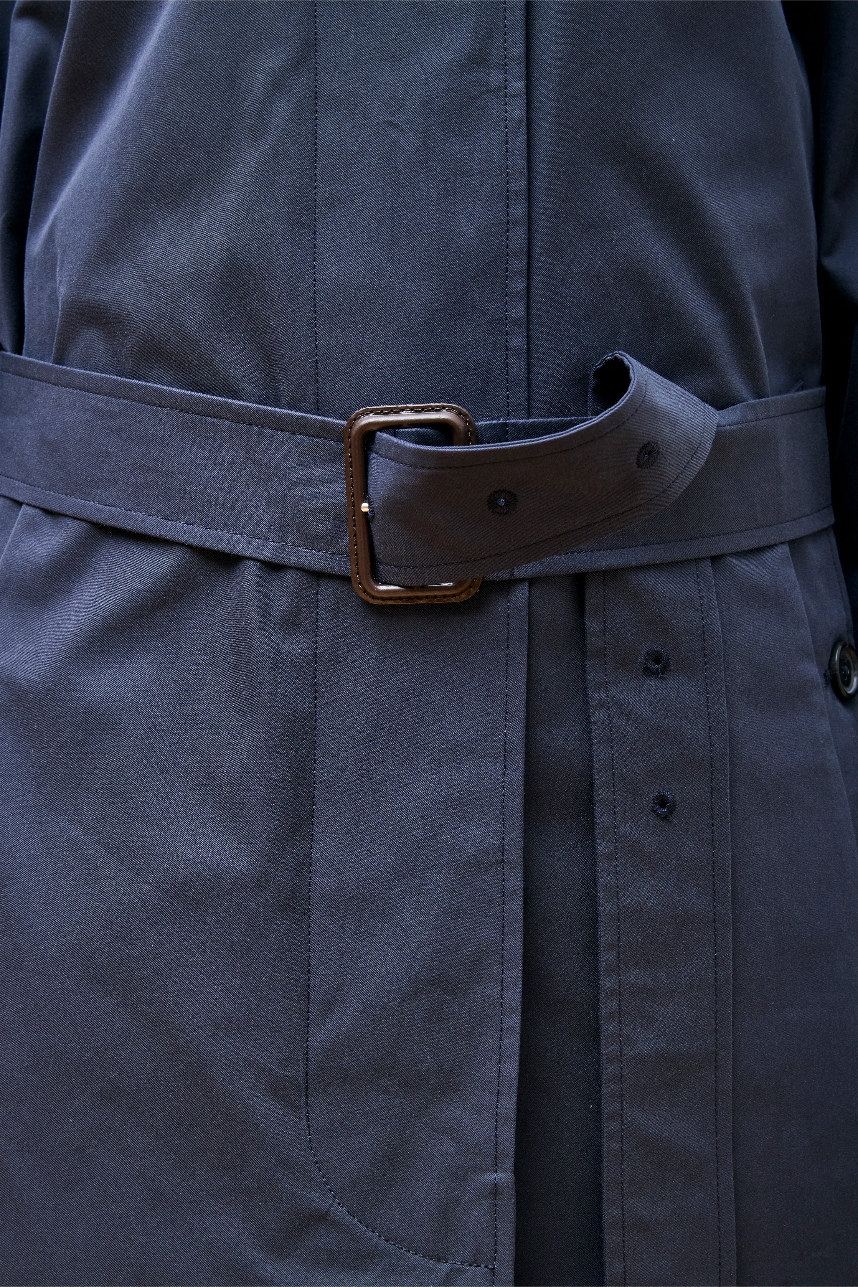 Fly Front Mac Navy